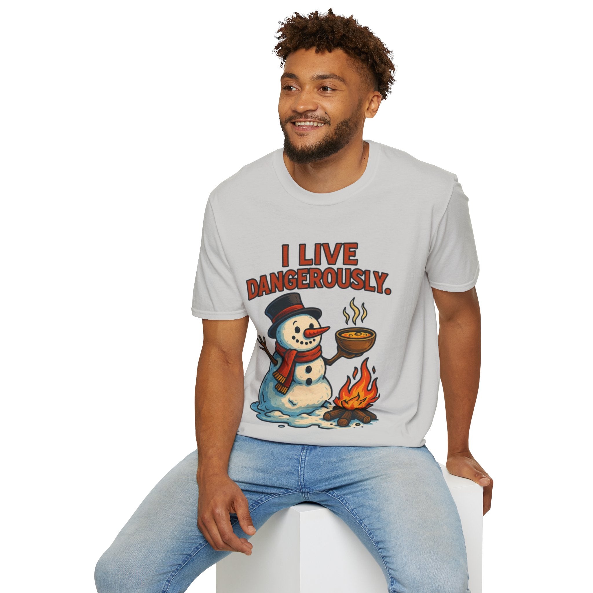 Melting Snowman Tee | Funny & Cool Christmas T-shirt