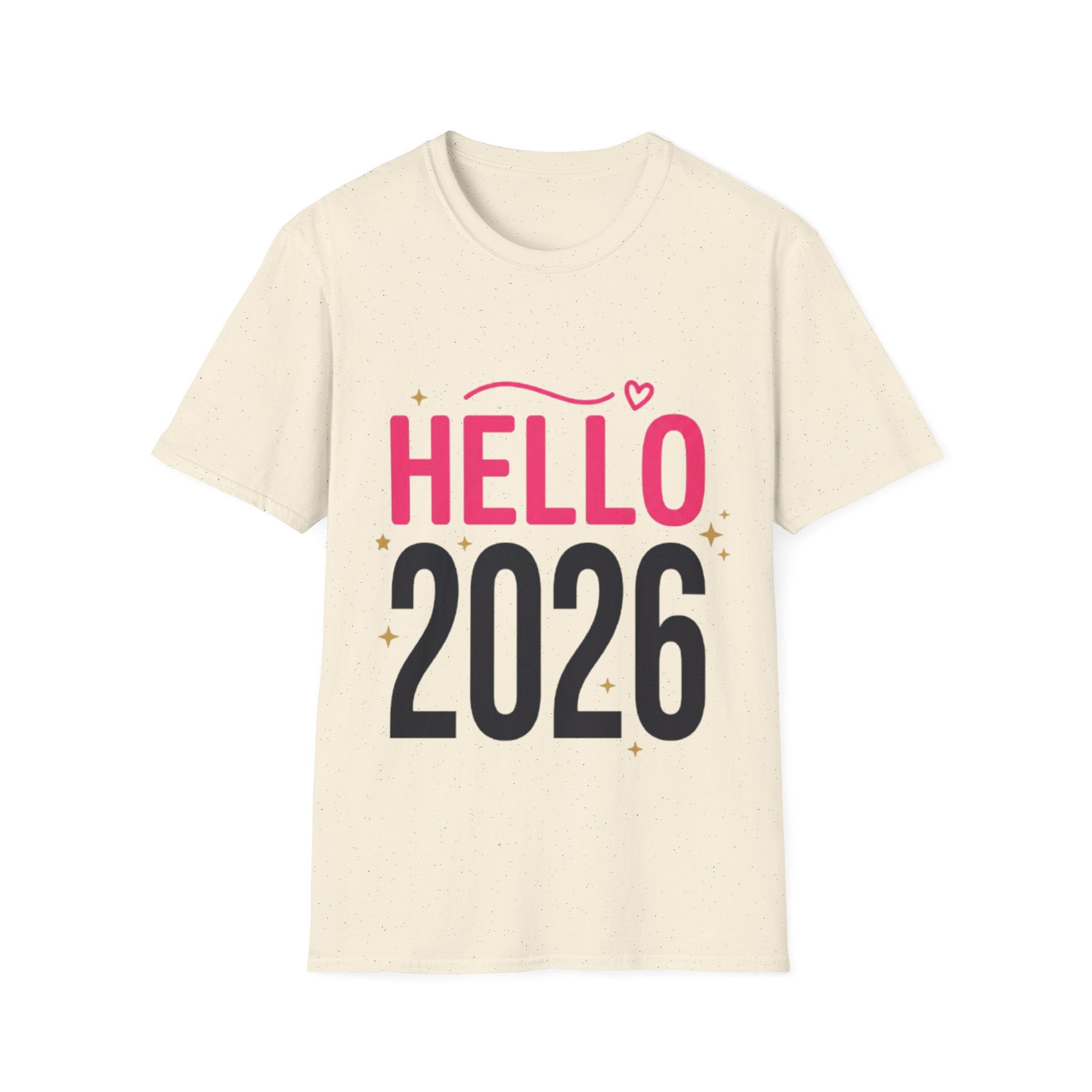 Hello 2026 Trendy Unisex Streetwear T-Shirt