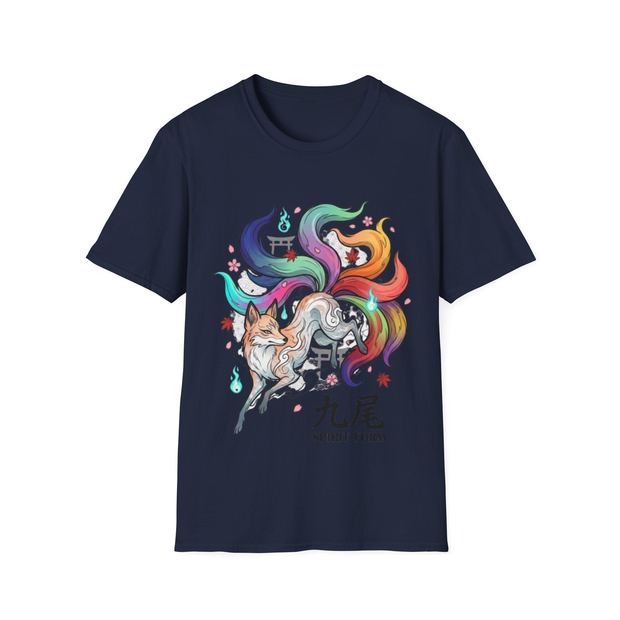 Mystical Nine-Tailed Fox Urban Streetwear Tee