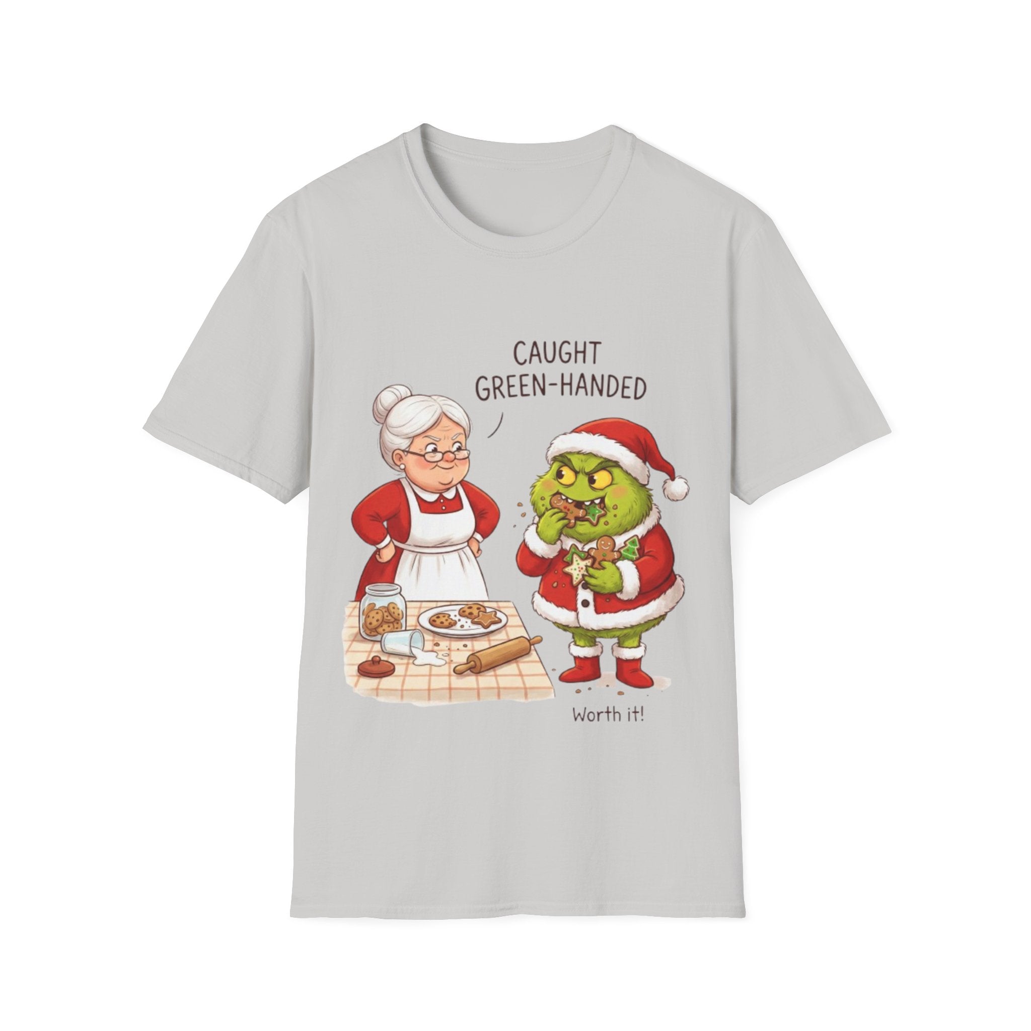 Grinch Cookie Thief T-shirt | Funny Holiday Baking Tee