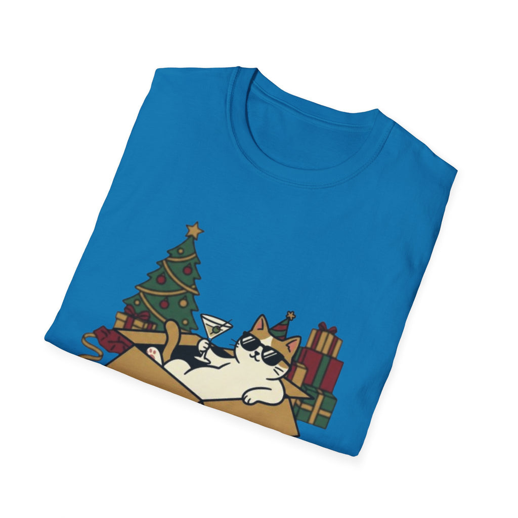 Cat Holiday Spirit Tee | Funny & Cool Christmas T-shirt