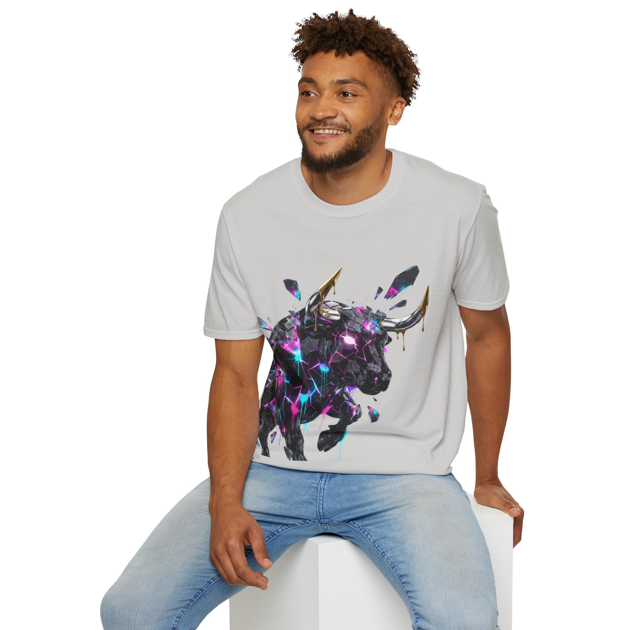 Neon Bull Unisex Tee - Trendy Urban Streetwear