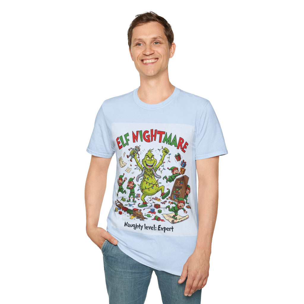 Grinch Elf Nightmare Tee | Funny Grinch Christmas Chaos T-shirt