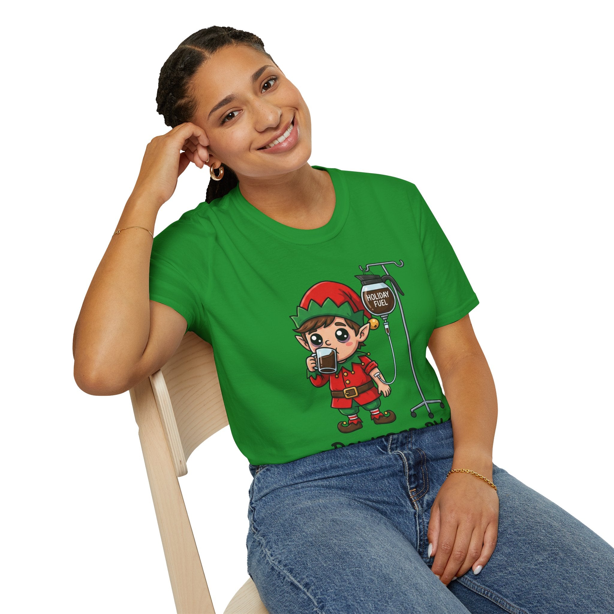 Christmas T-Shirt: Powerd by Holiday Anxiety
