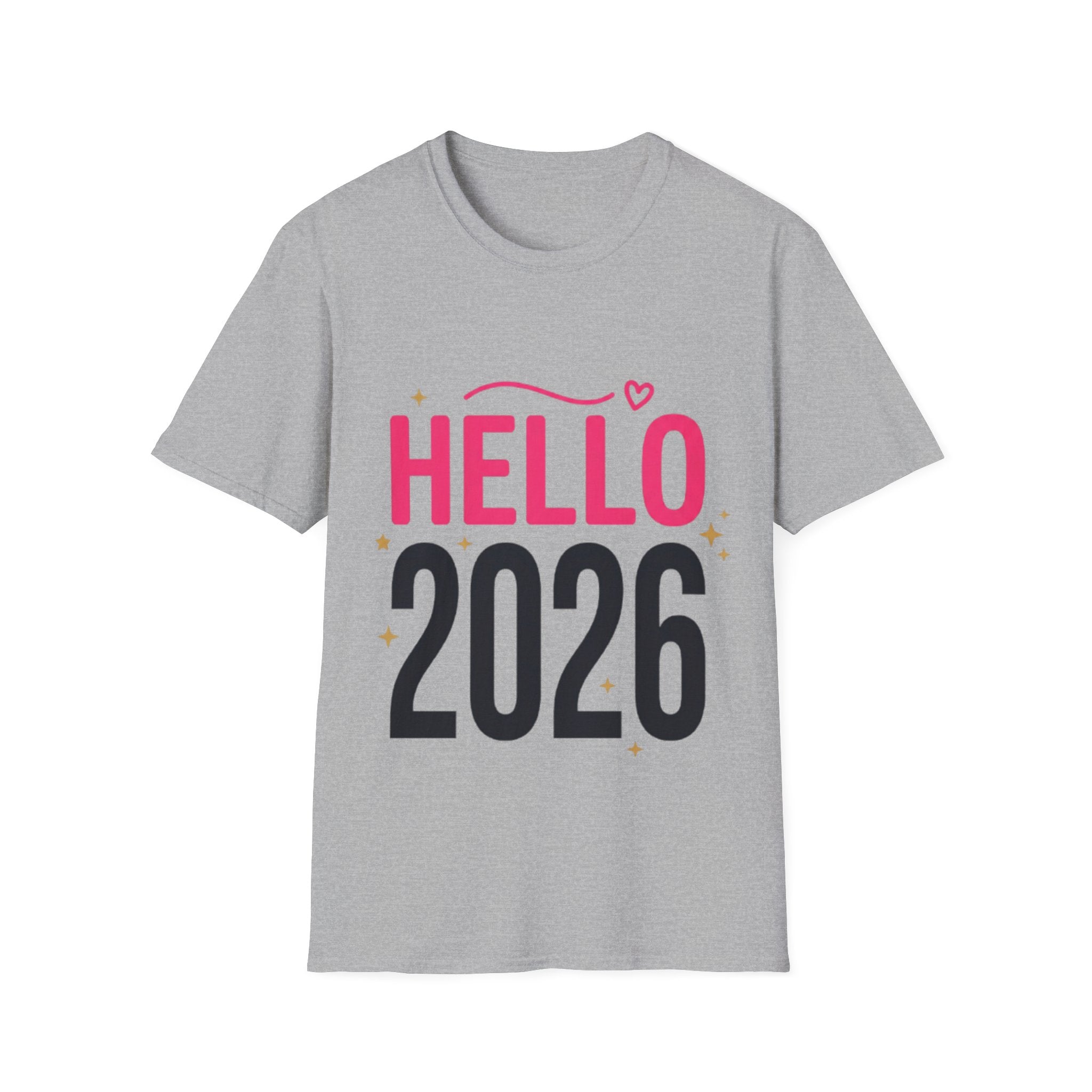 Hello 2026 New Year T-Shirt | Festive NYE Graphic Tee