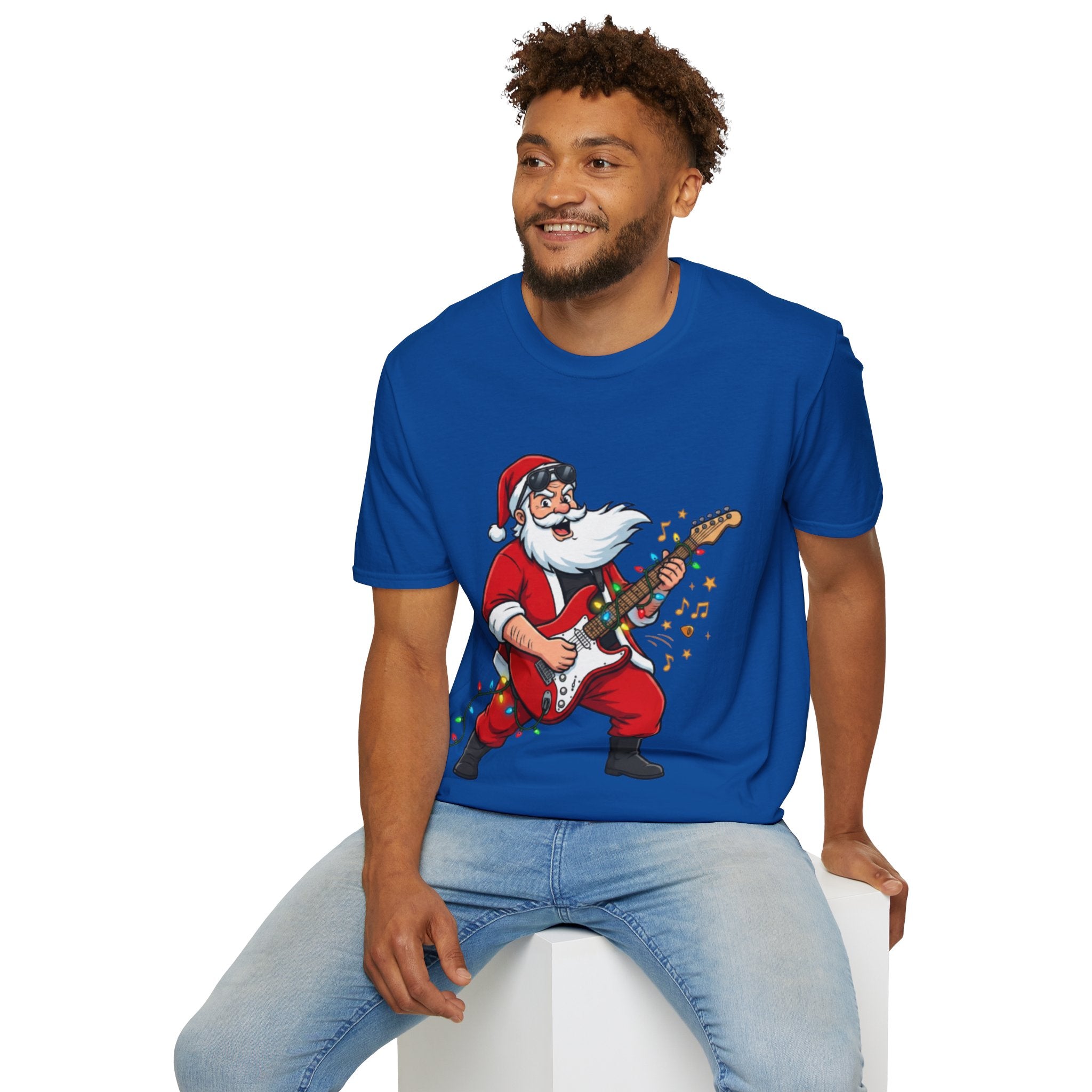 Rockin' Santa Tee | Funny & Cool Christmas T-shirt