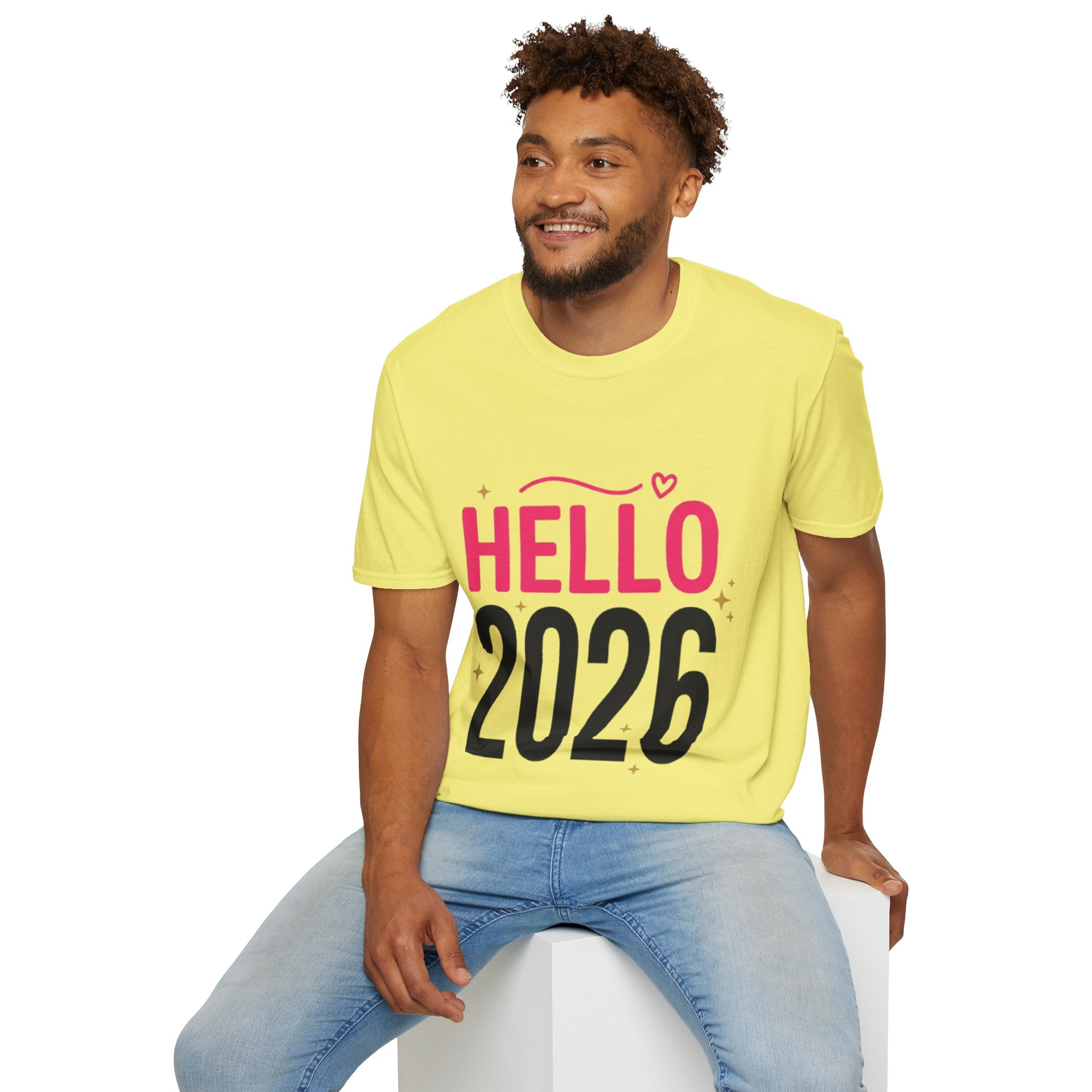 Hello 2026 New Year T-Shirt | Festive NYE Graphic Tee