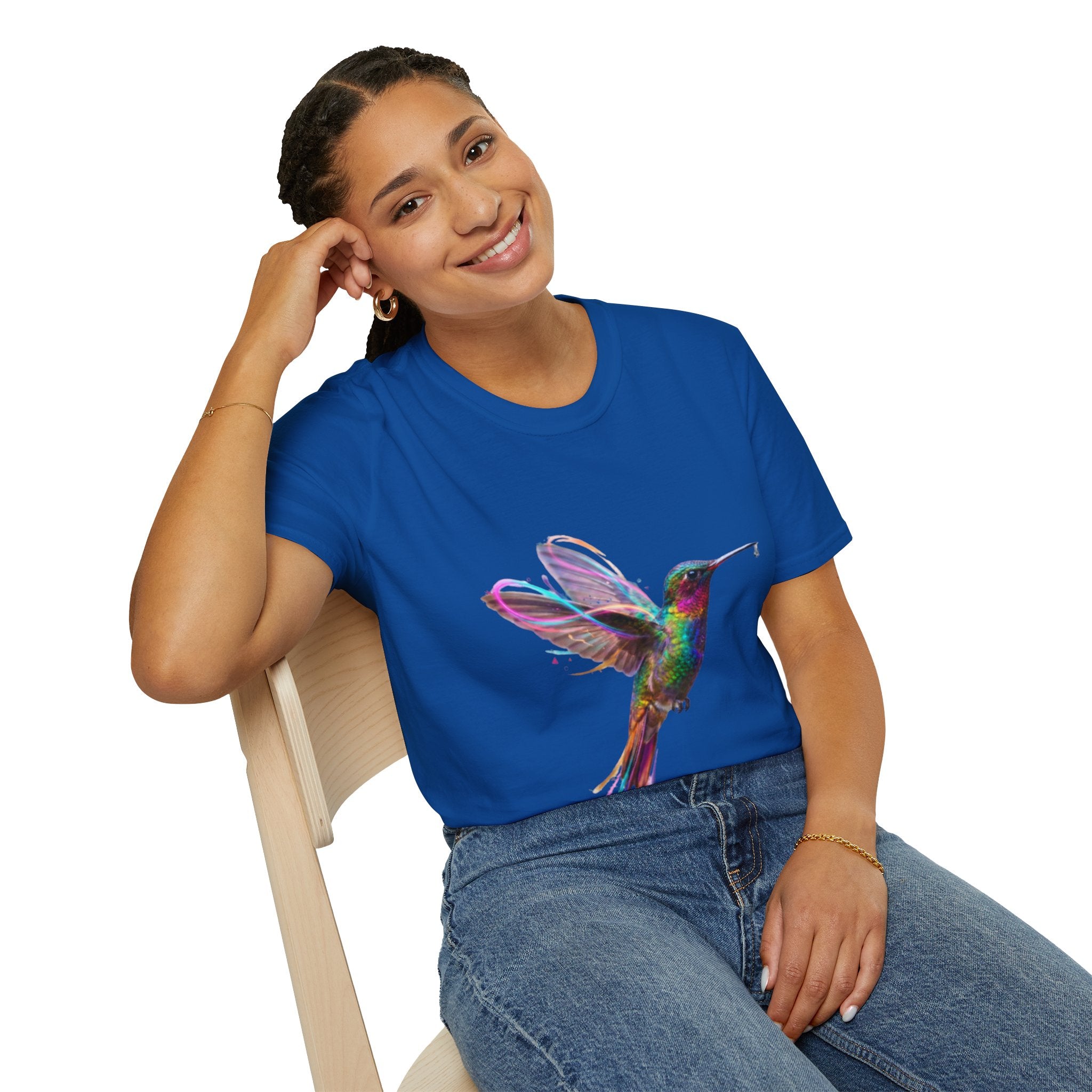 Vibrant Hummingbird Urban Streetwear Tee