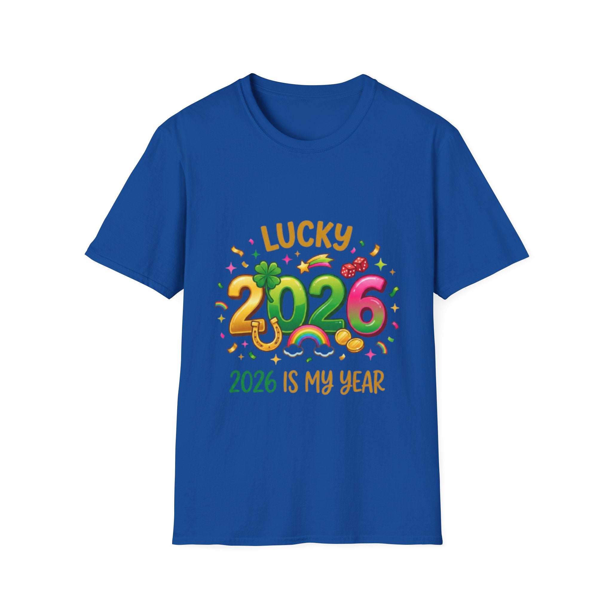 Lucky 2026 Streetwear T-Shirt - Trendy Urban Style