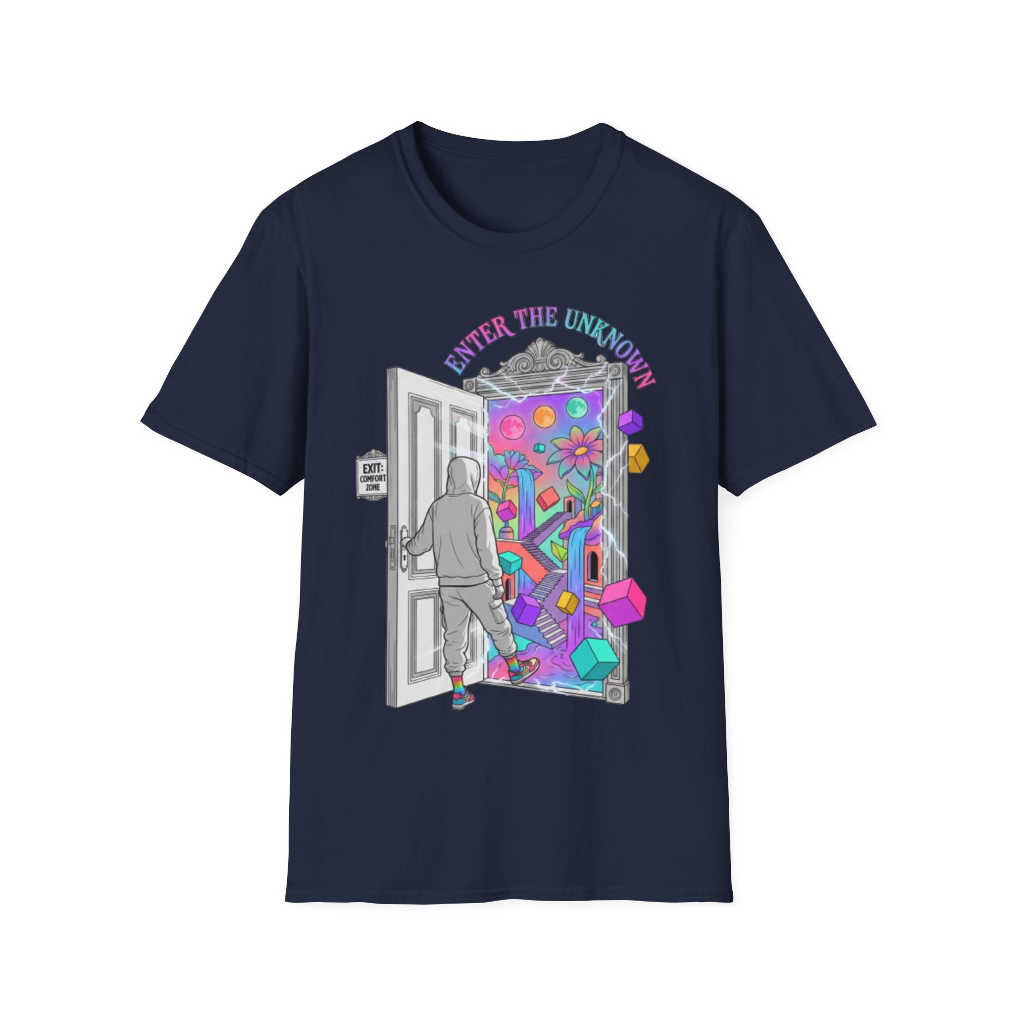 Trendy Streetwear 'Enter the Unknown' Tee