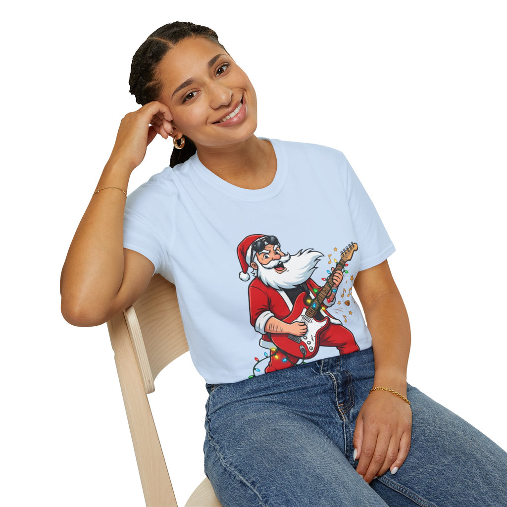 Rockin' Santa Tee | Funny & Cool Christmas T-shirt
