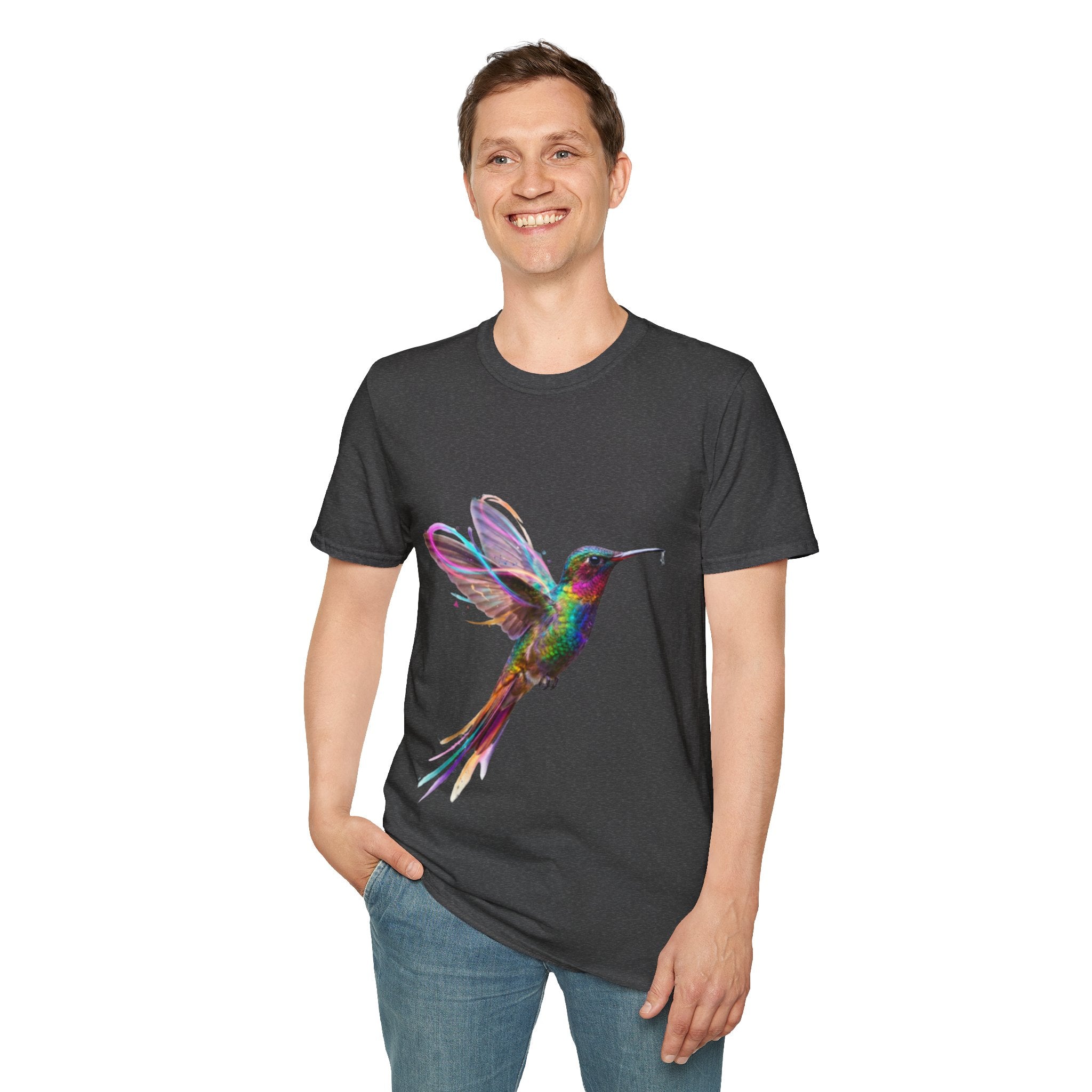 Vibrant Hummingbird Urban Streetwear Tee