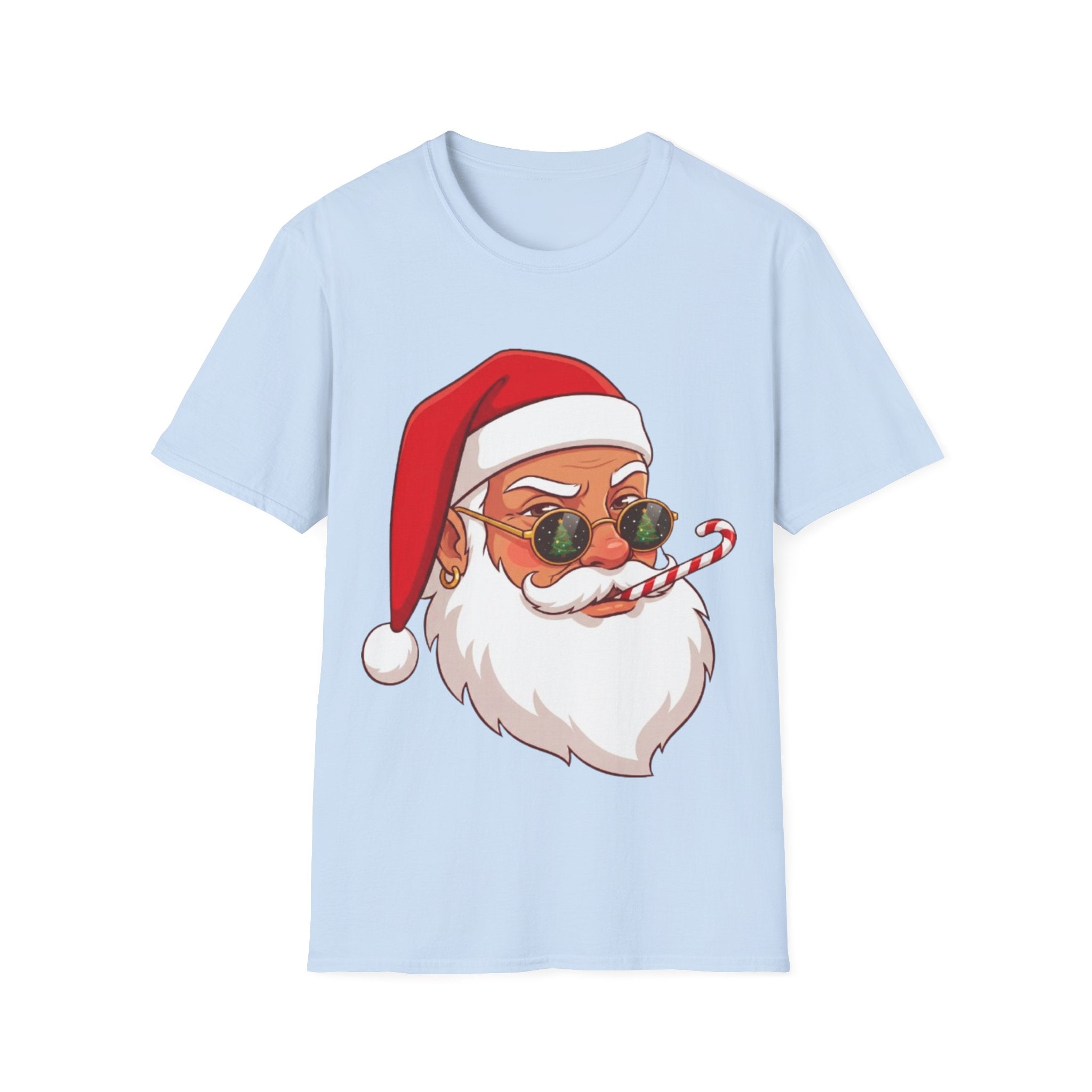 Stylish Santa Christmas Tee | Funny & Cool Holiday T-shirt