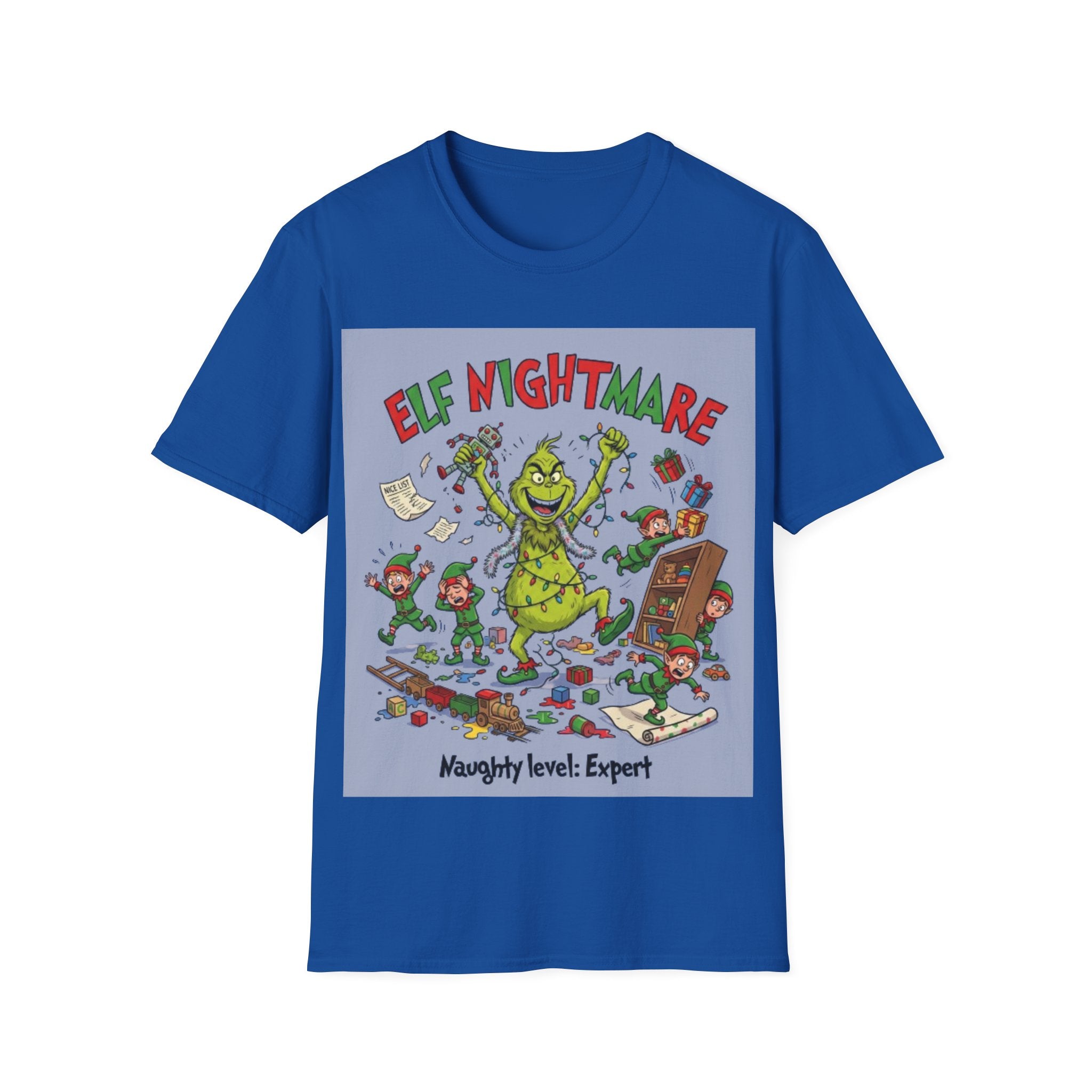Grinch Elf Nightmare Tee | Funny Grinch Christmas Chaos T-shirt