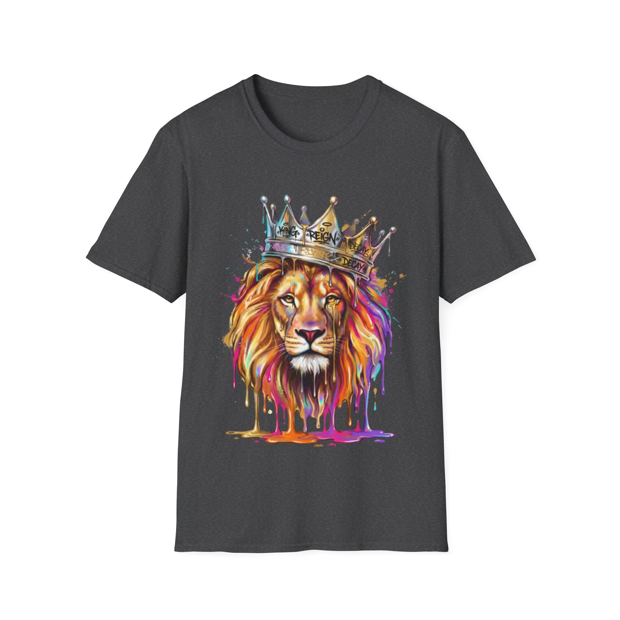 Vibrant Lion Streetwear Tee - Urban Art Vibes