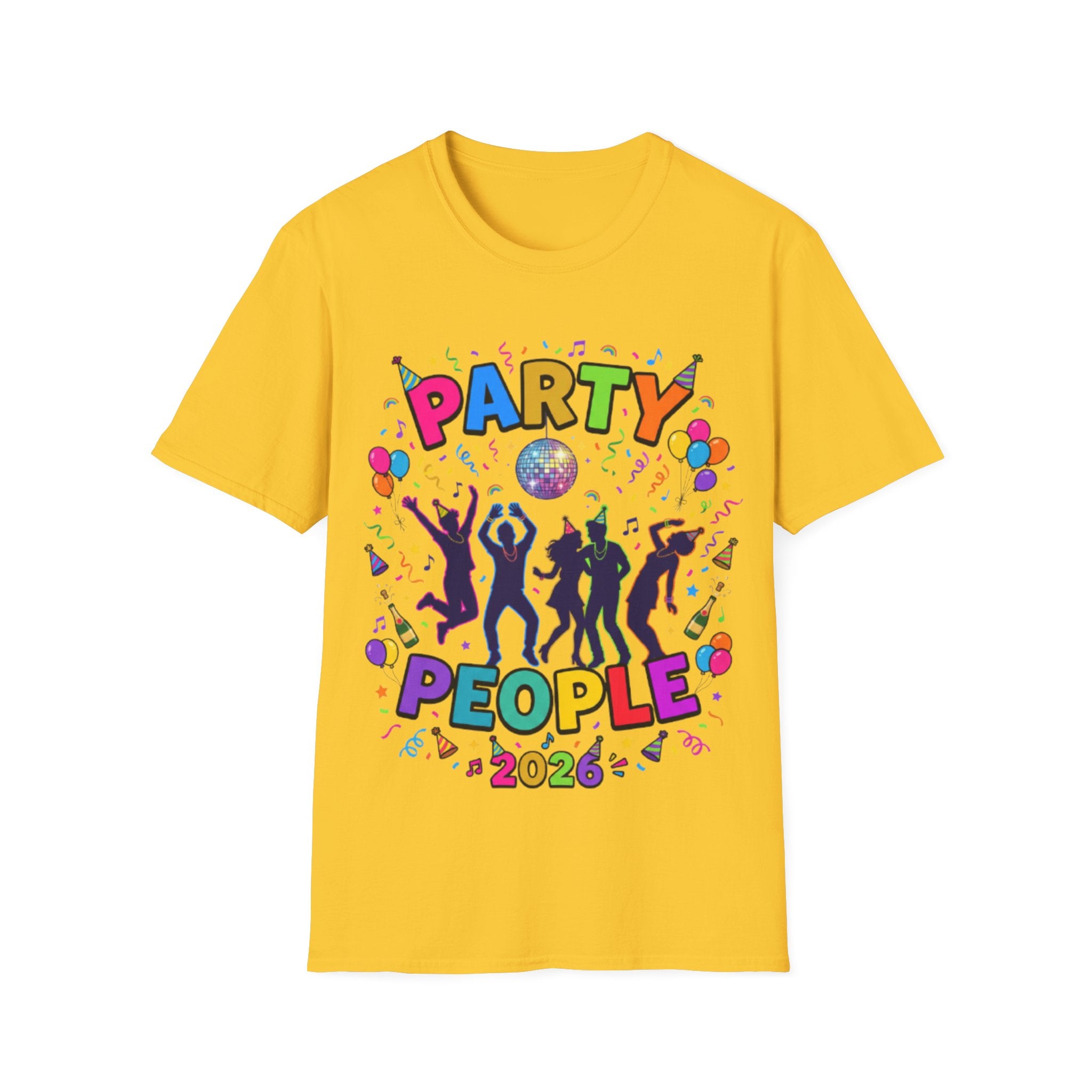 Party People 2026 Vibrant Streetwear Tee