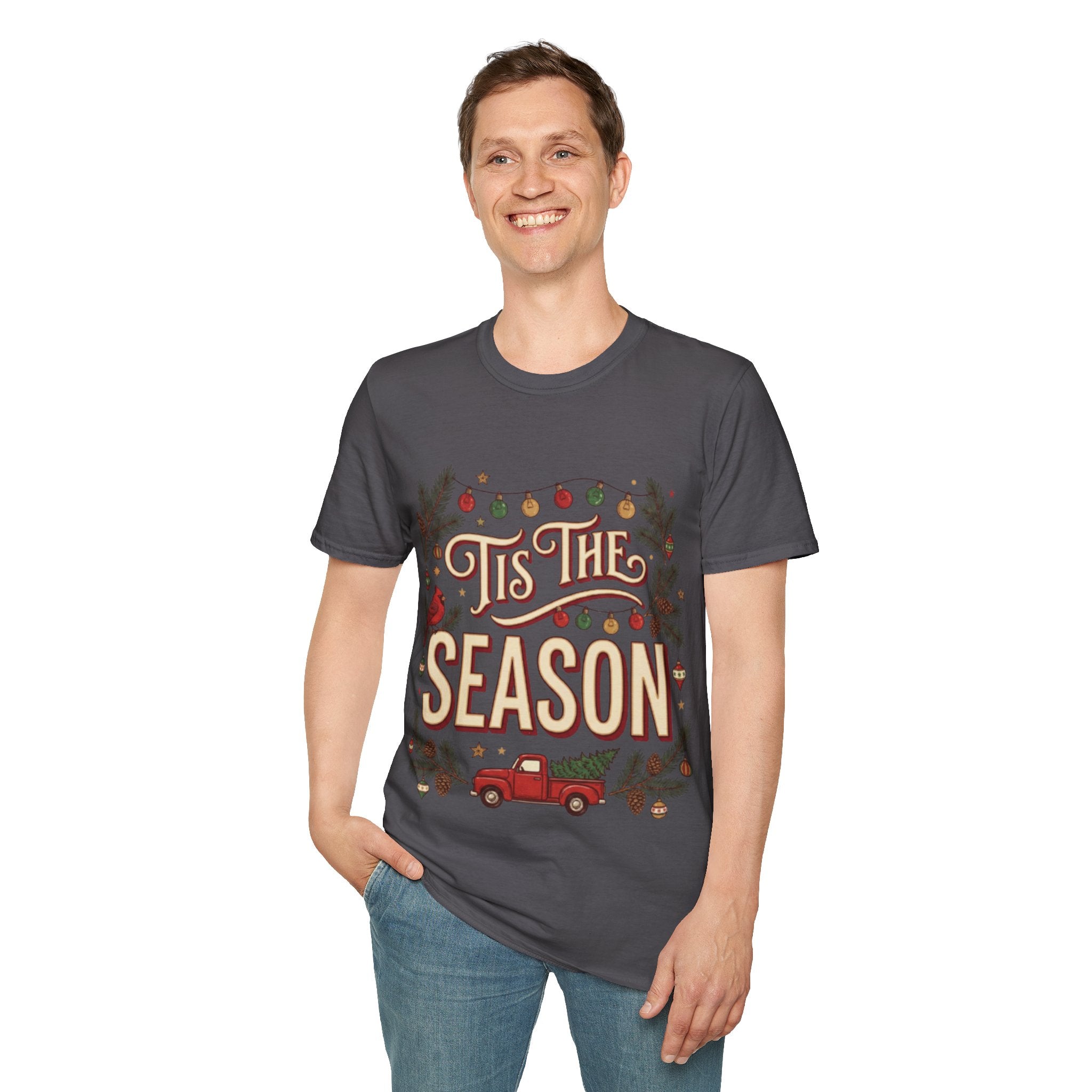 'Tis The Season' Christmas Tee | Cute & Cozy Holiday Graphic Tee
