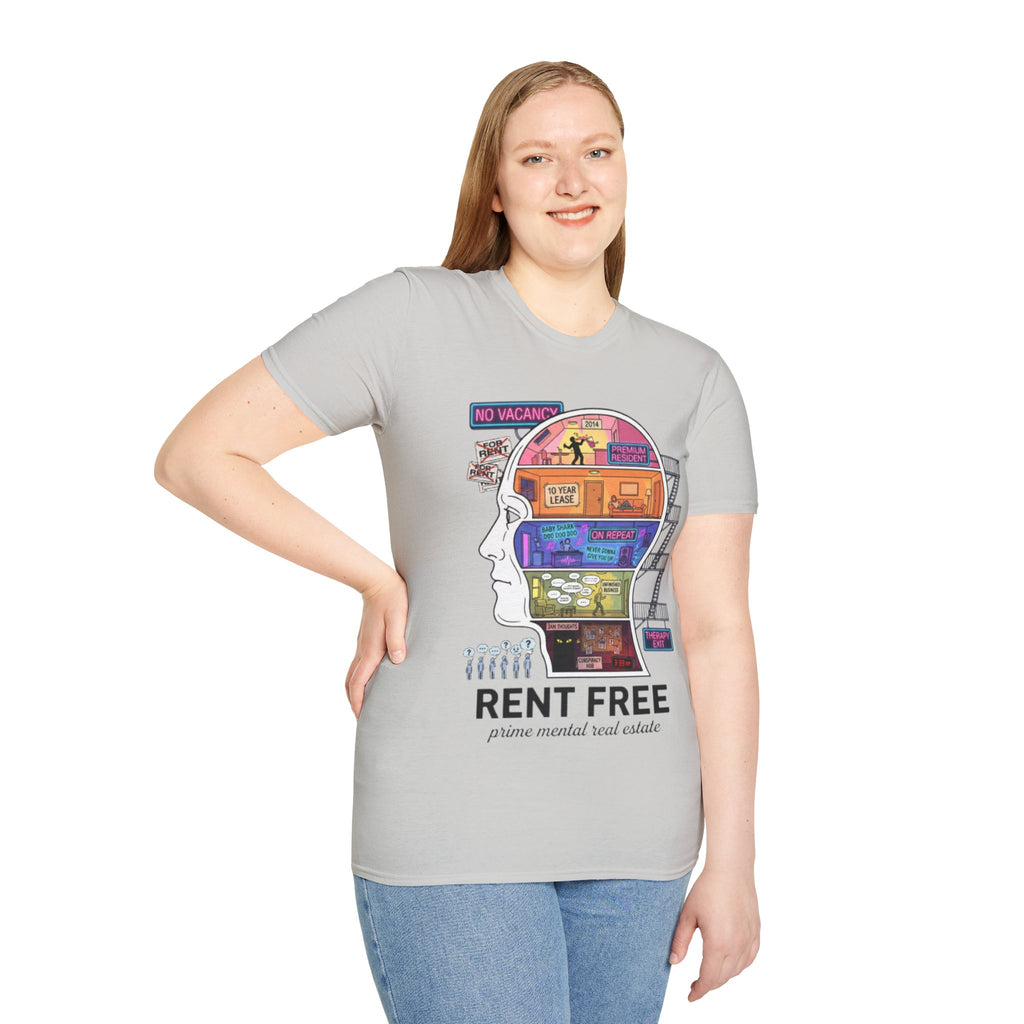 Rent Free Urban Tee - Trendy Streetwear Design