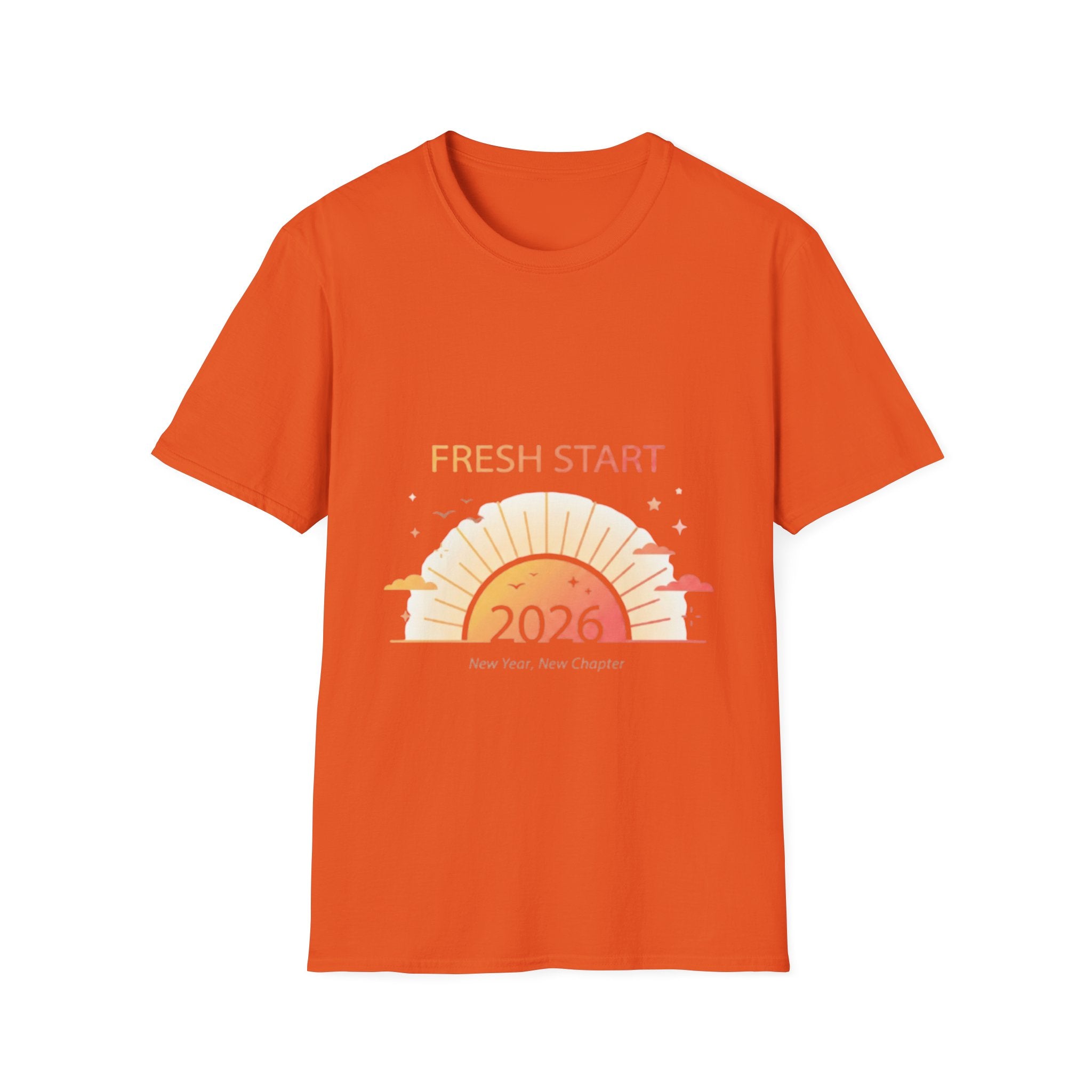 Trendy 2026 Fresh Start Sunrise Unisex Tee