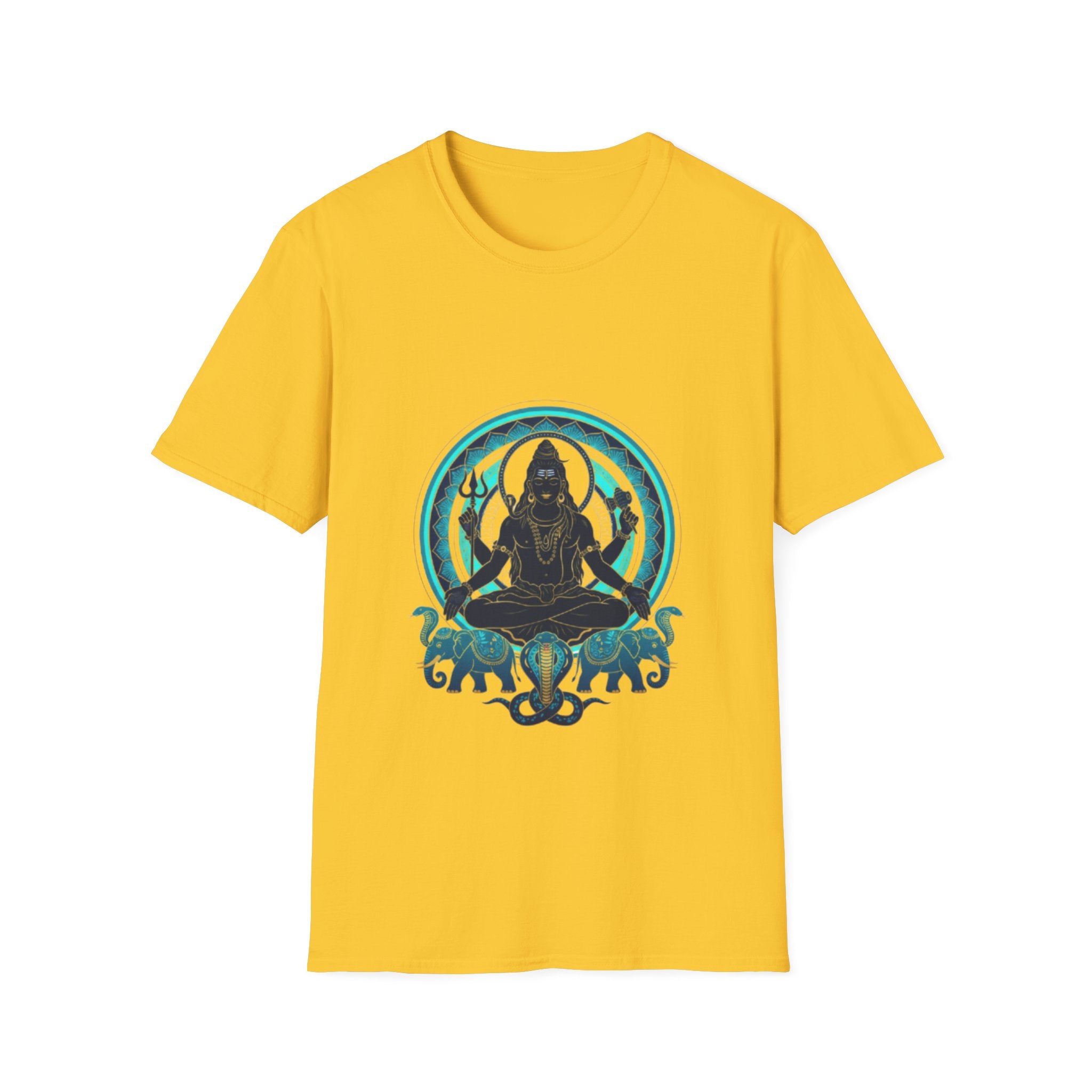 Mahadev Enlightning Aesthetic Silhouette Tee