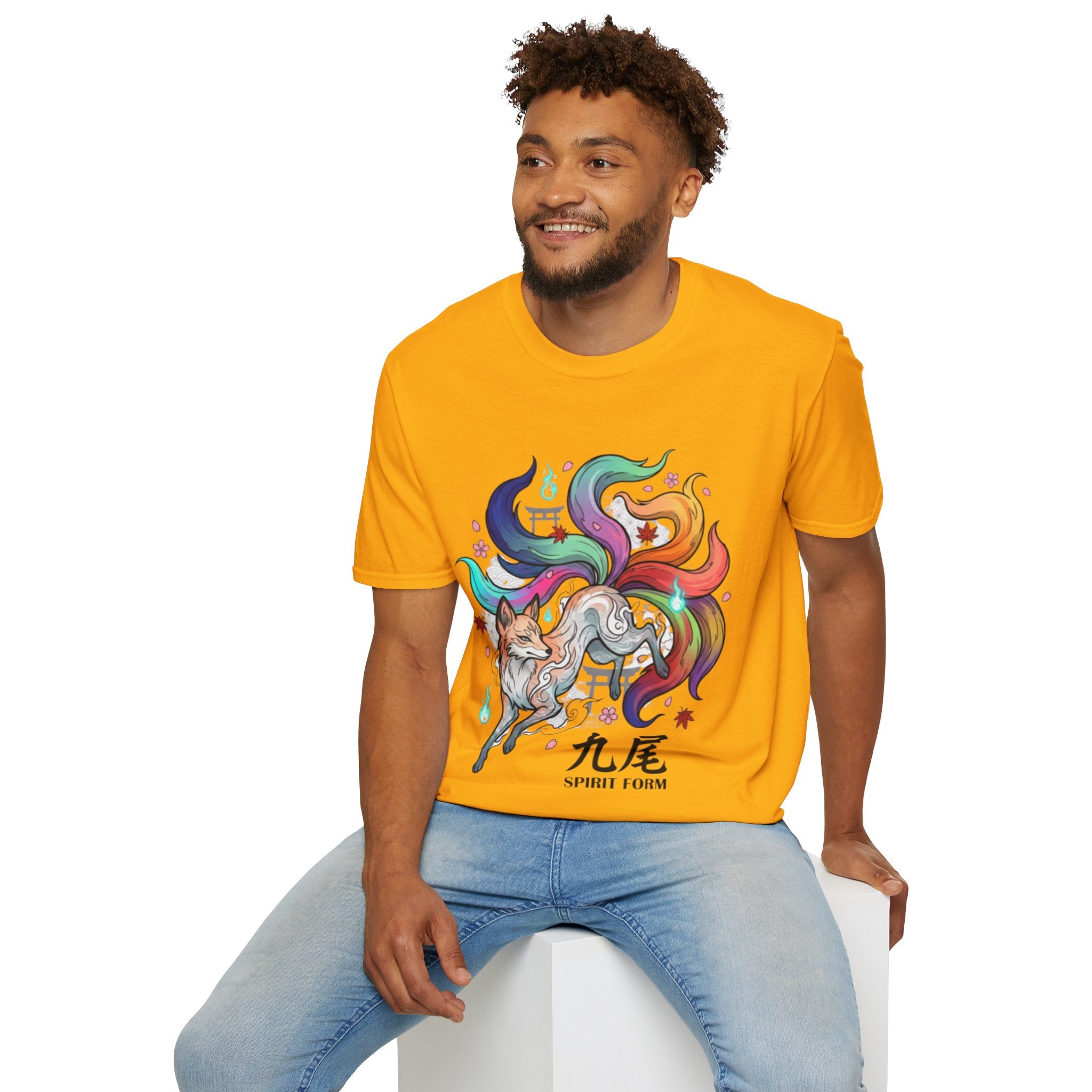 Mystical Nine-Tailed Fox Urban Streetwear Tee