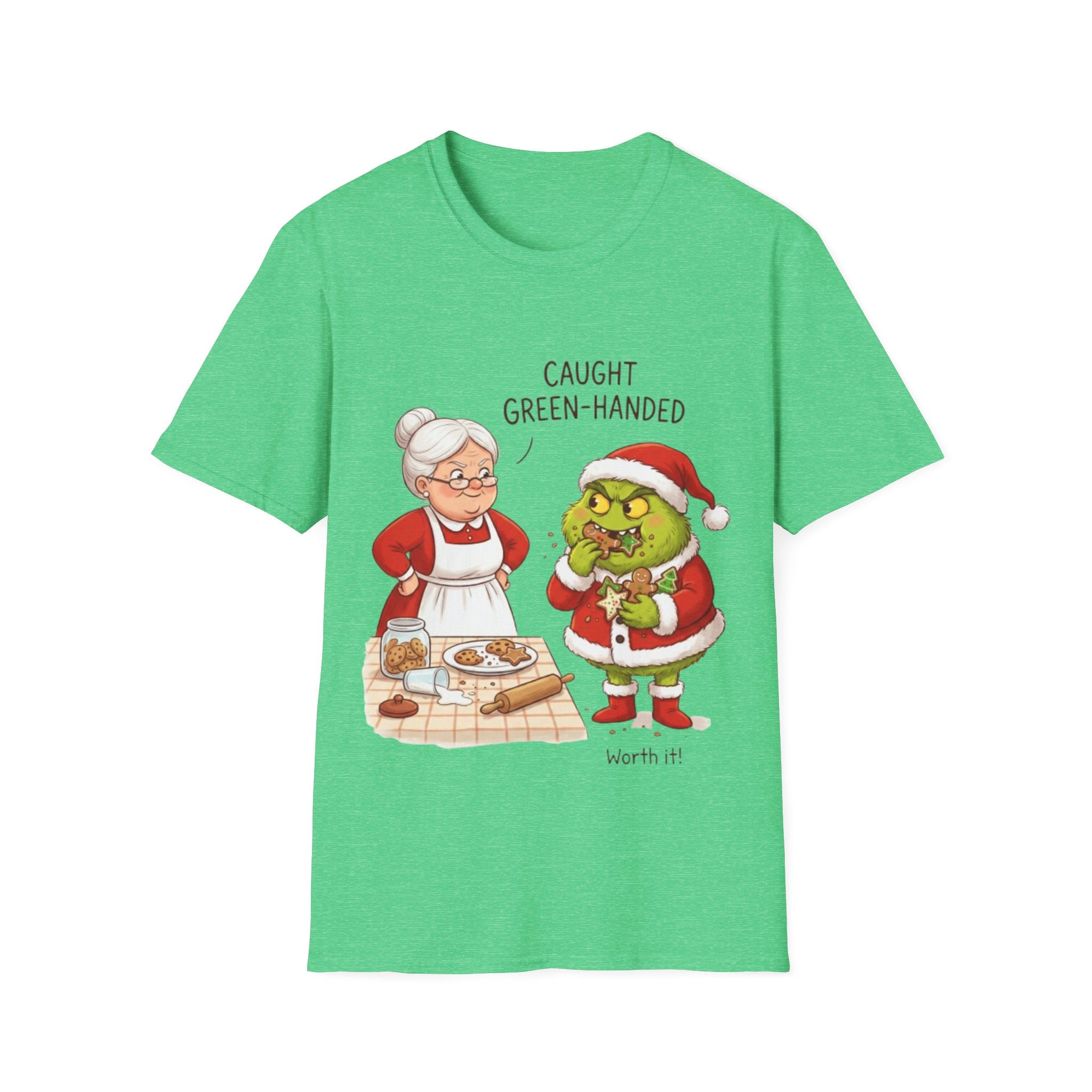 Grinch Cookie Thief T-shirt | Funny Holiday Baking Tee
