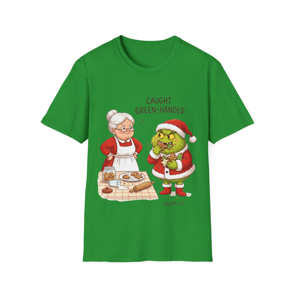 Grinch Cookie Thief T-shirt | Funny Holiday Baking Tee