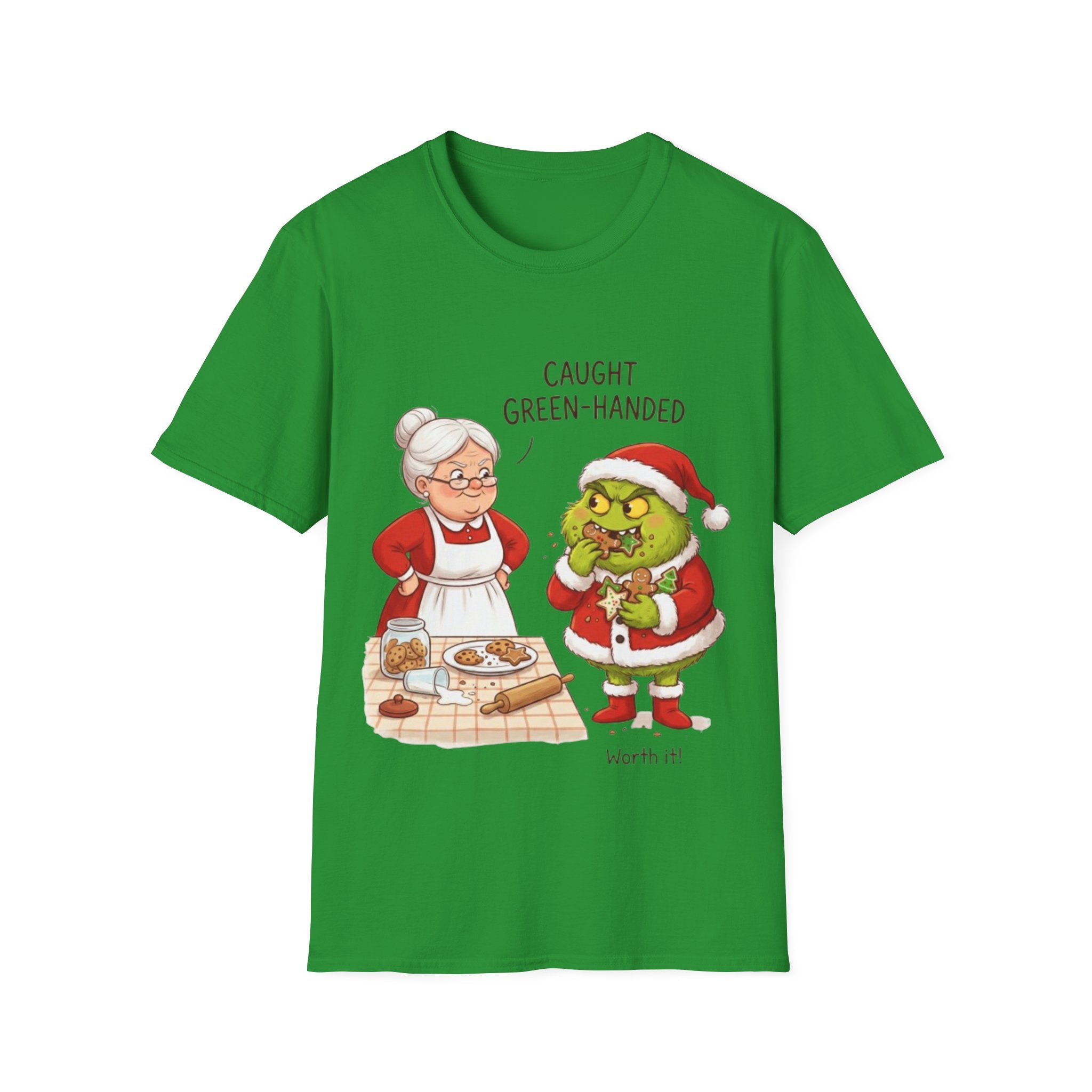 Grinch Cookie Thief T-shirt | Funny Holiday Baking Tee