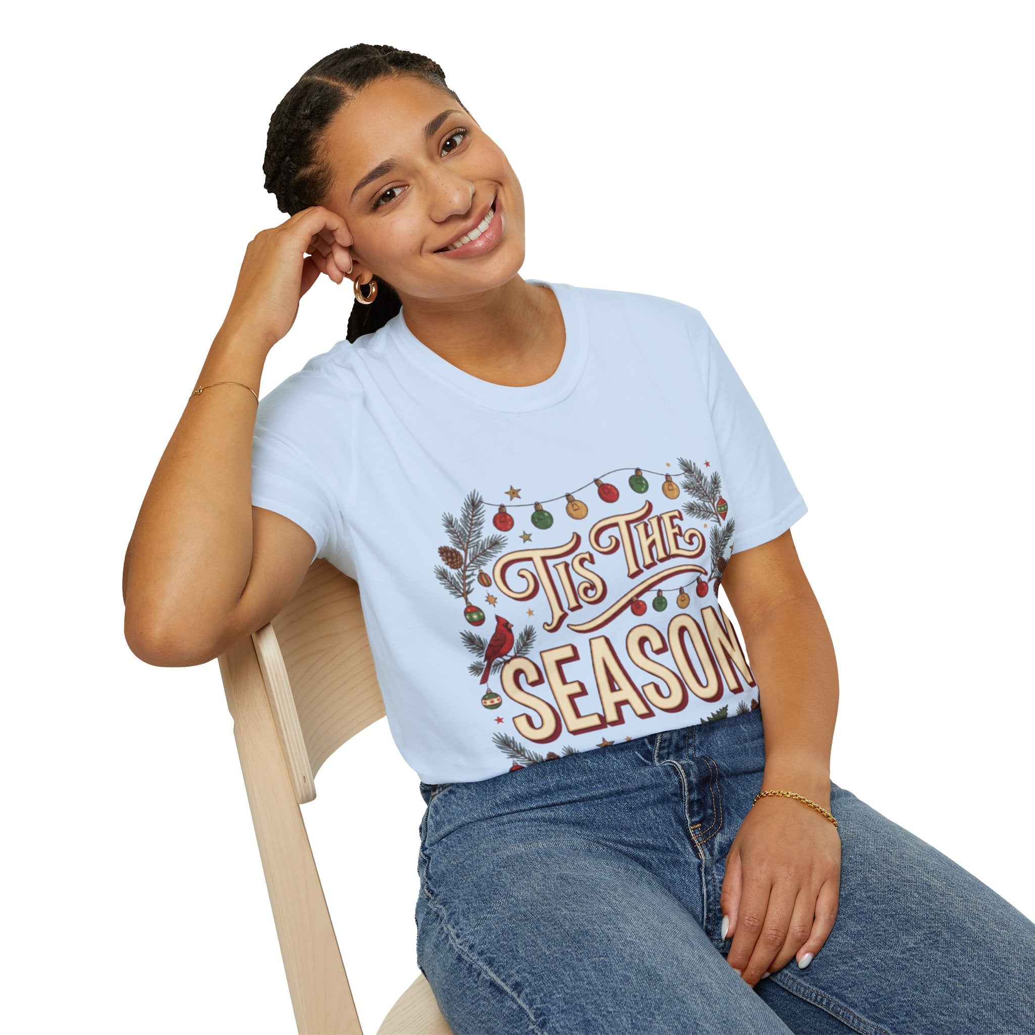 'Tis The Season' Christmas Tee | Cute & Cozy Holiday Graphic Tee
