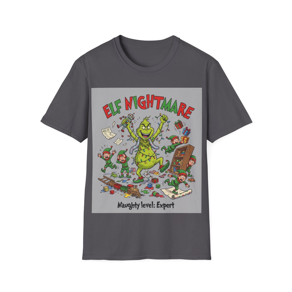 Grinch Elf Nightmare Tee | Funny Grinch Christmas Chaos T-shirt