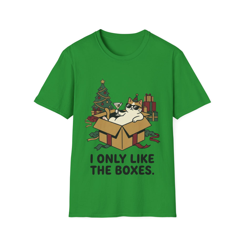 Cat Holiday Spirit Tee | Funny & Cool Christmas T-shirt