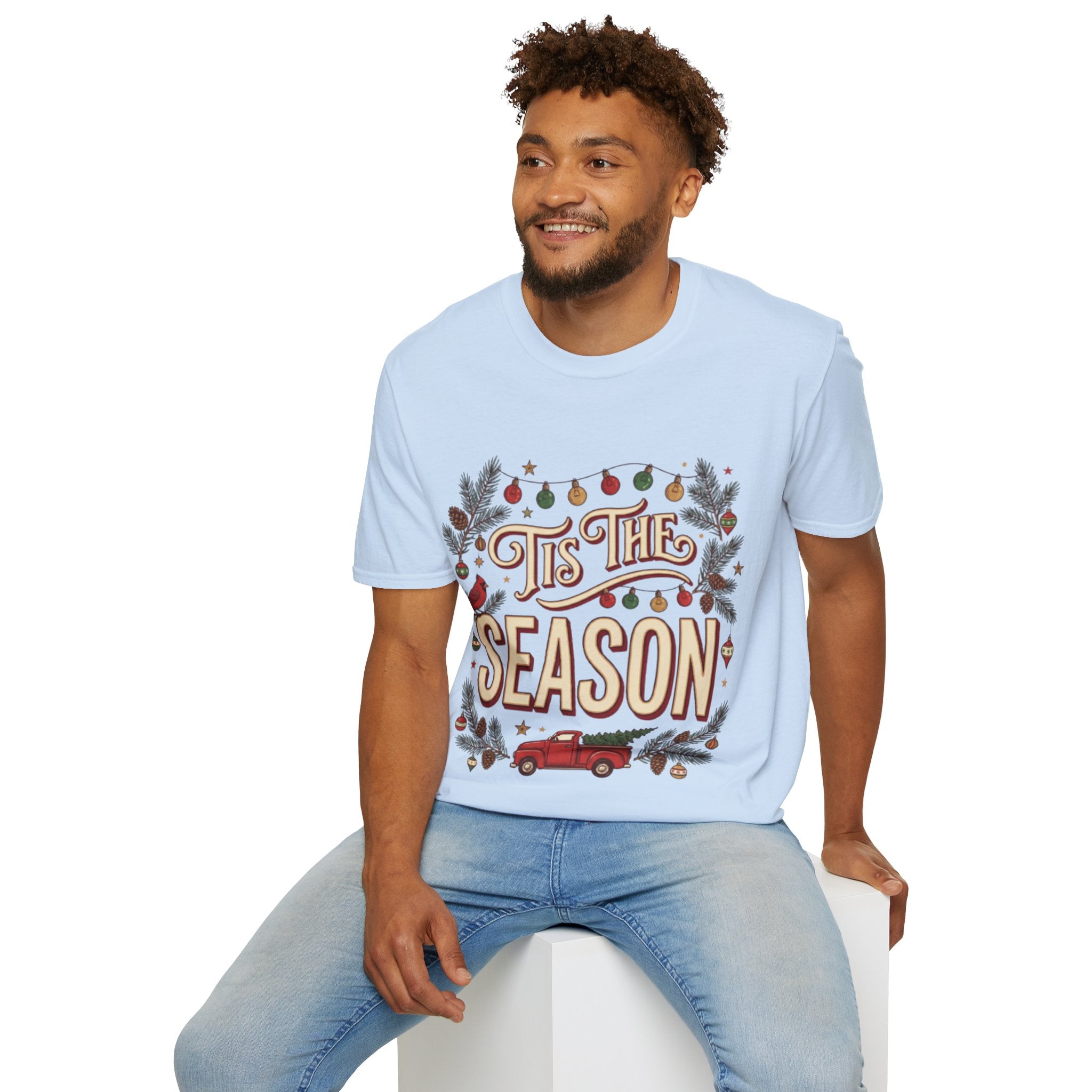 'Tis The Season' Christmas Tee | Cute & Cozy Holiday Graphic Tee