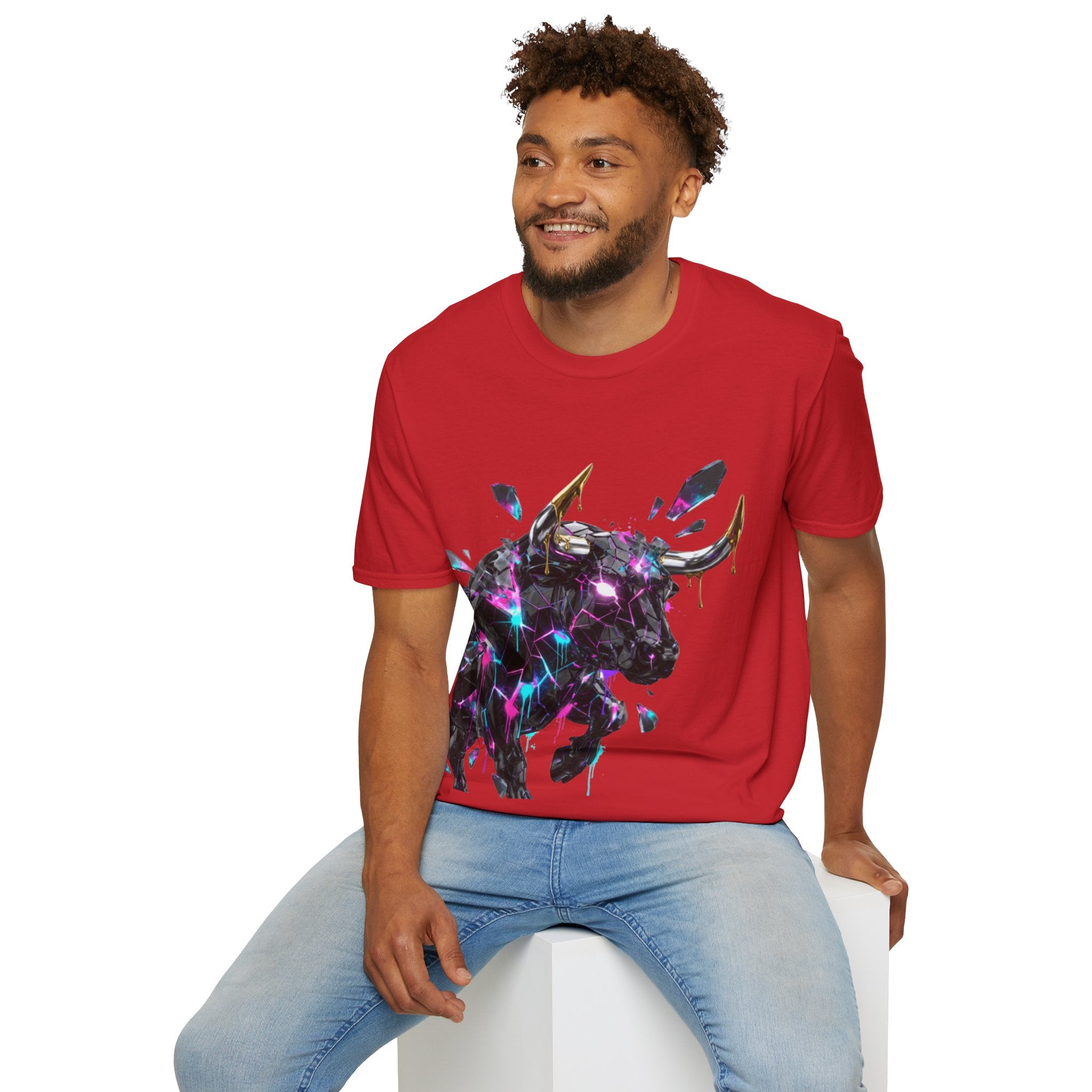 Neon Bull Unisex Tee - Trendy Urban Streetwear