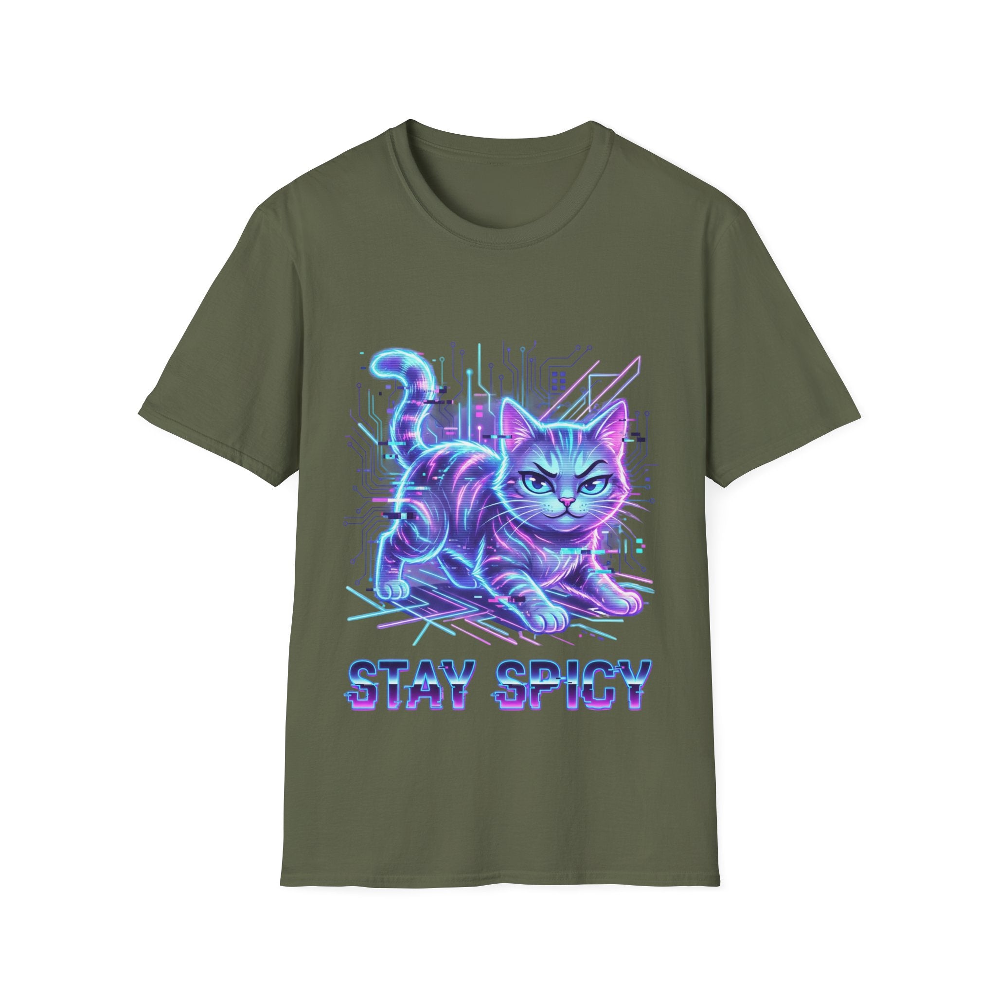 Revolt Drip: Cyber Cat T-shirt