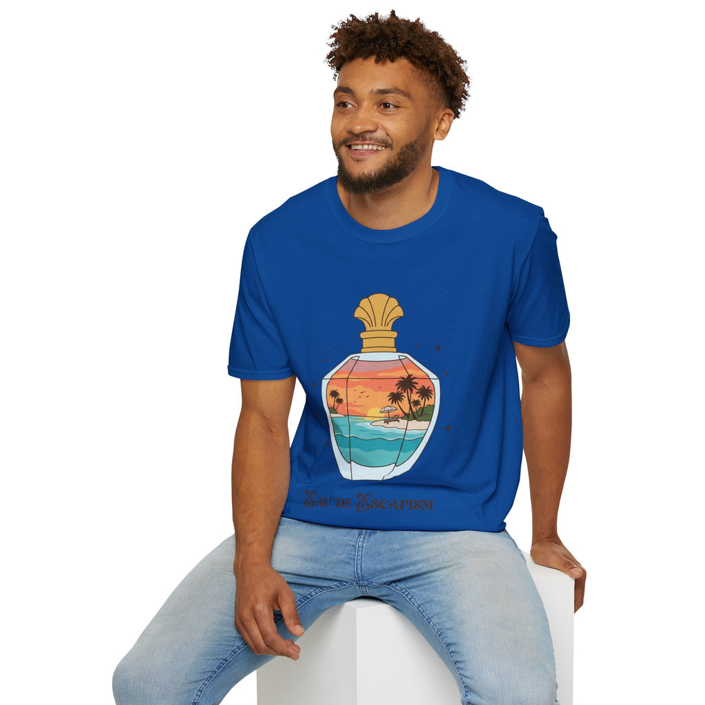 Eau De Escapism Graphic Tee - Dreamy Vacation Aesthetic T-shirt