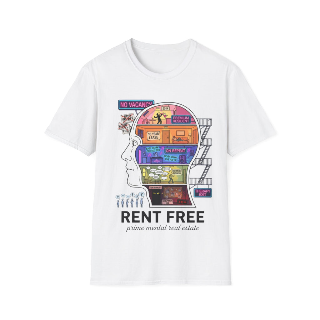 Rent Free Urban Tee - Trendy Streetwear Design