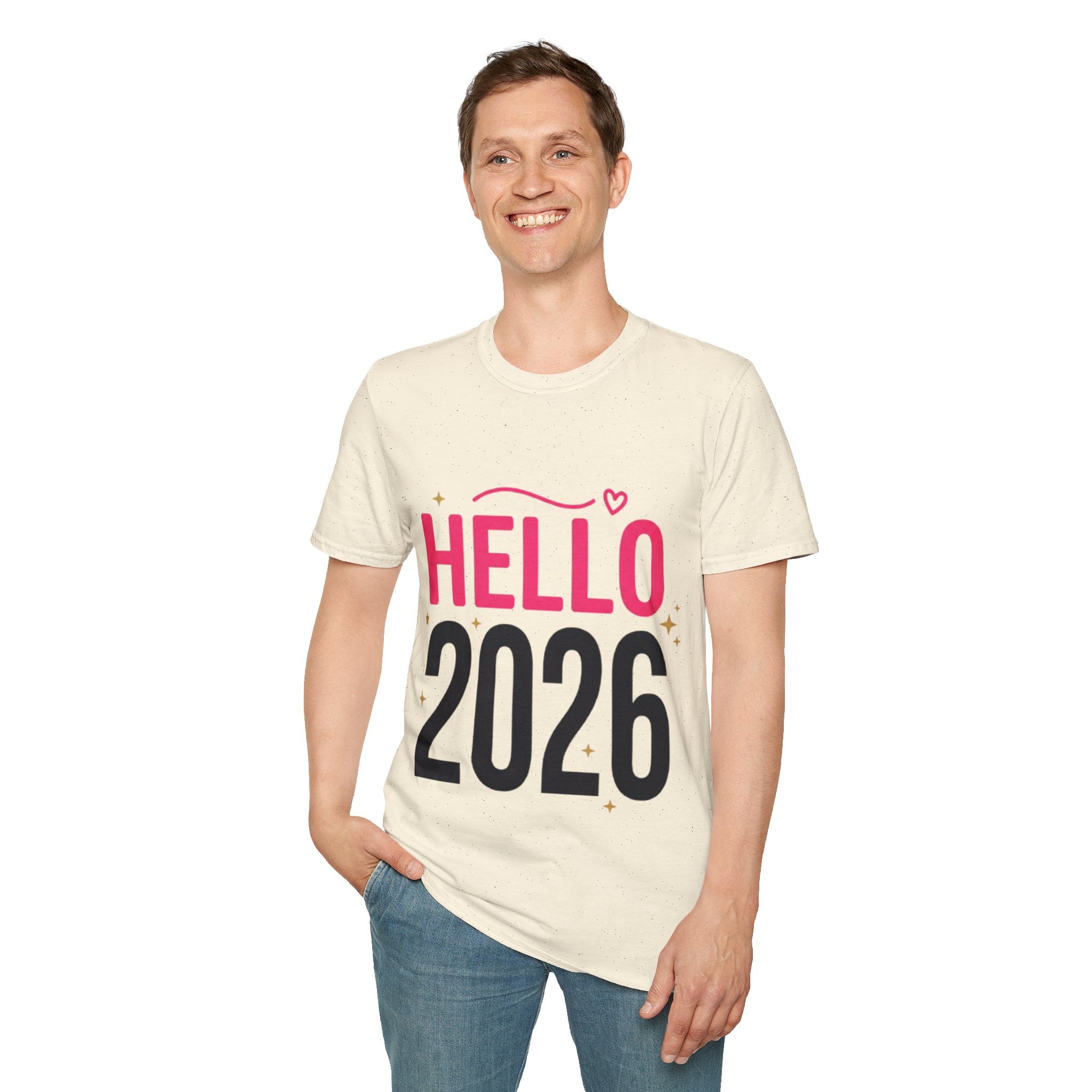 Hello 2026 New Year T-Shirt | Festive NYE Graphic Tee