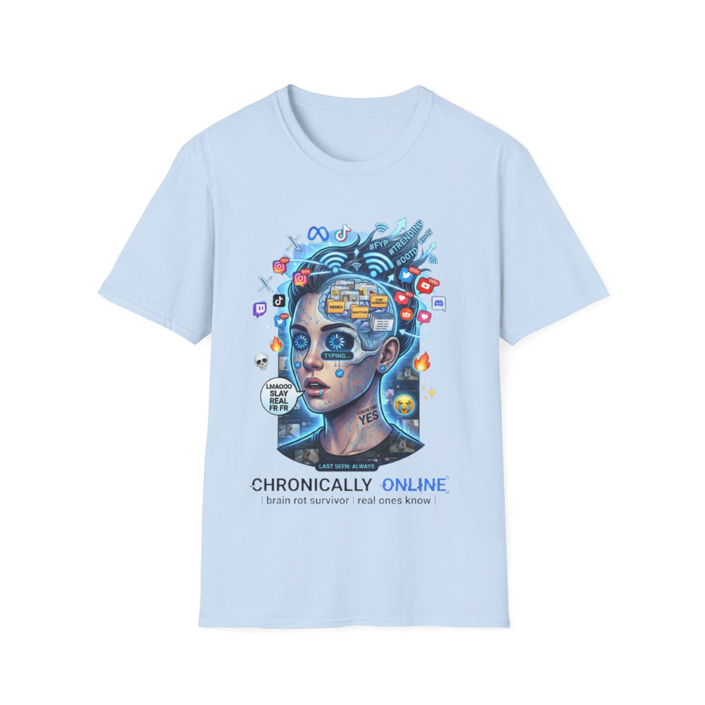 Chronically Online Tee - Trendy Urban Streetwear
