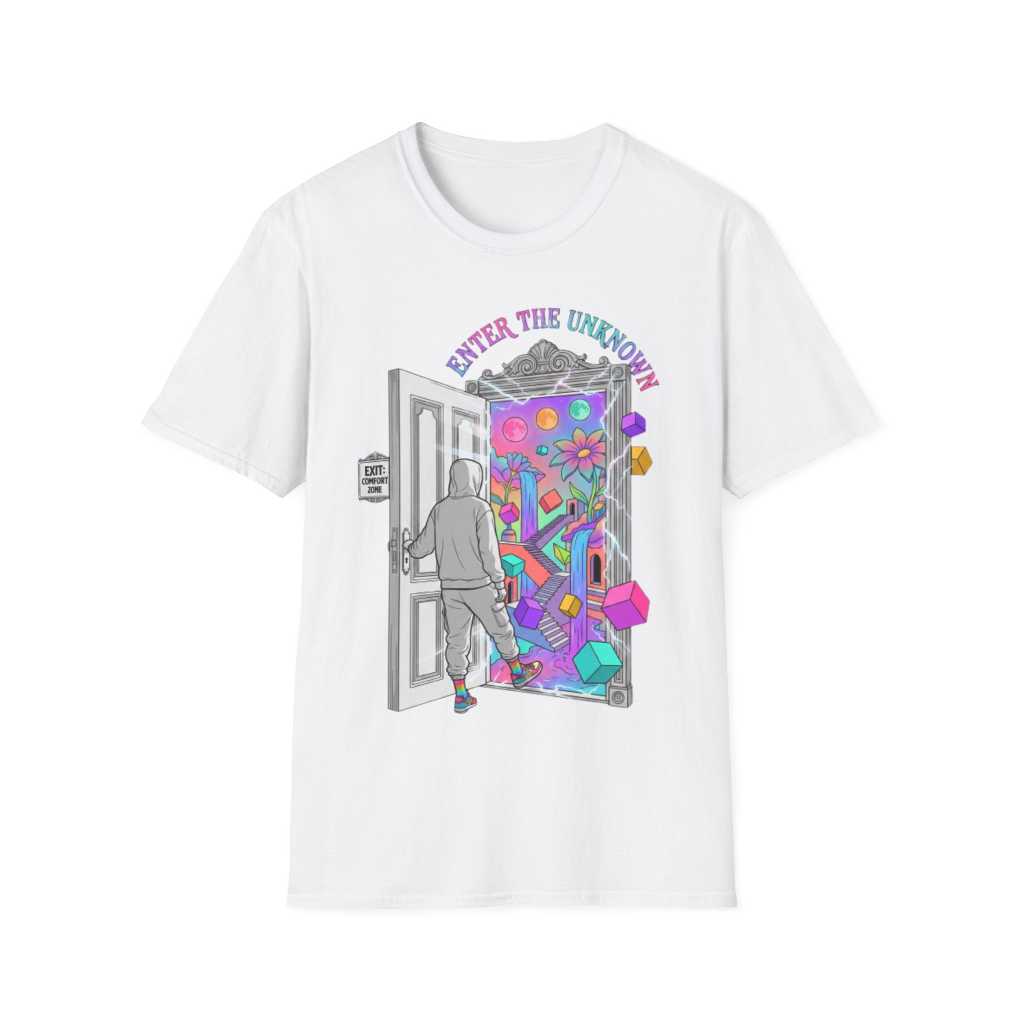 Trendy Streetwear 'Enter the Unknown' Tee