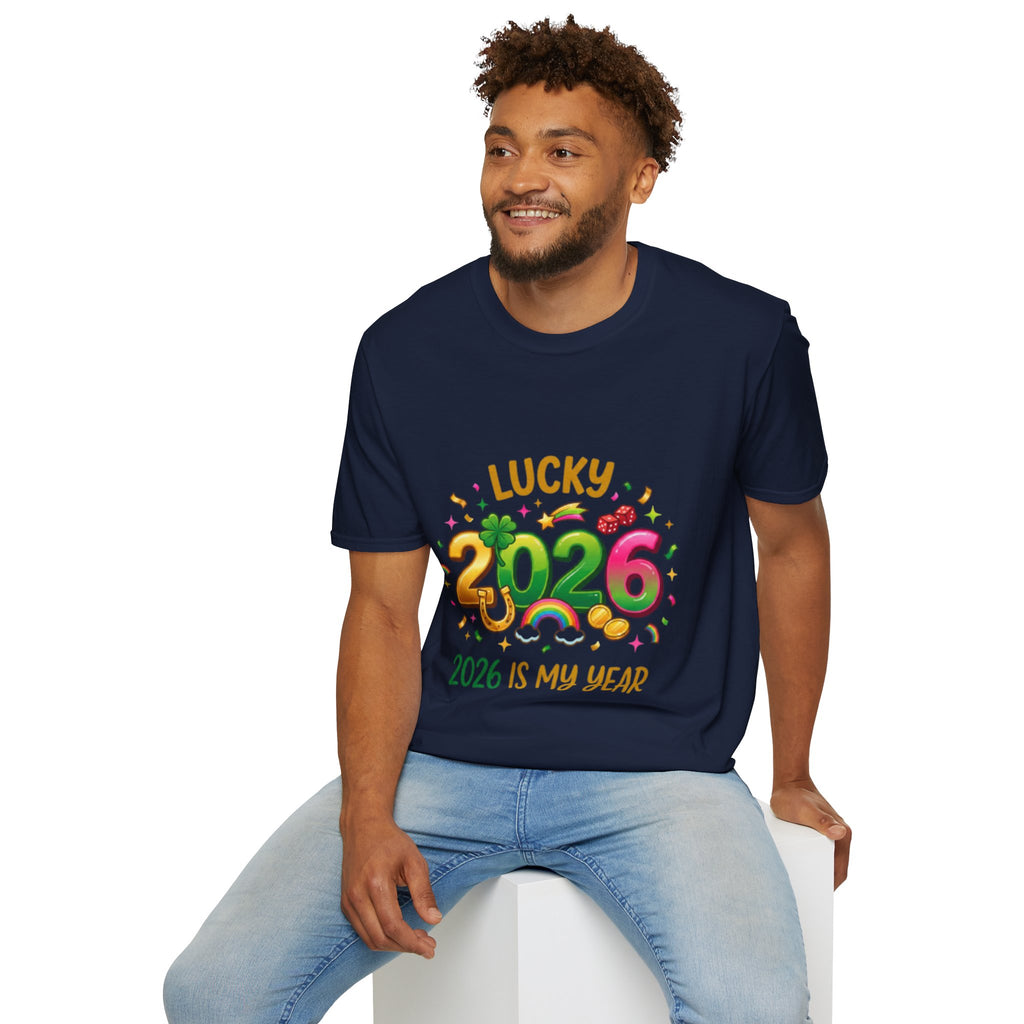 Lucky 2026 Streetwear T-Shirt - Trendy Urban Style