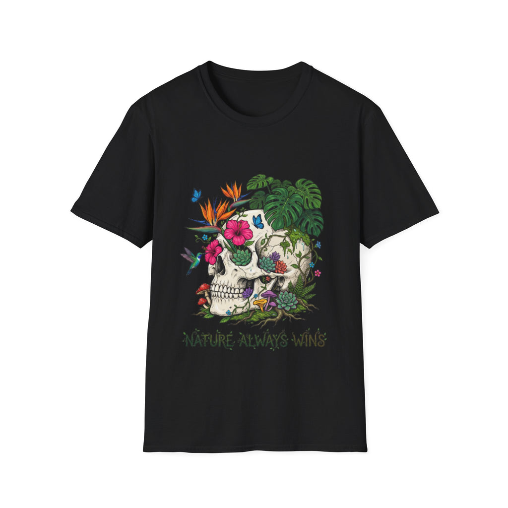 Nature Always Wins Skull Streetwear T-Shirt