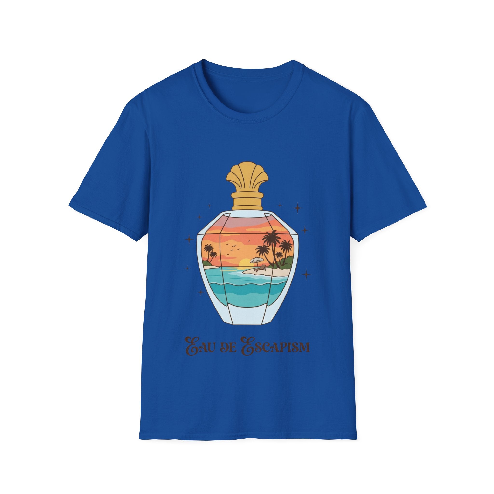 Eau De Escapism Graphic Tee - Dreamy Vacation Aesthetic T-shirt