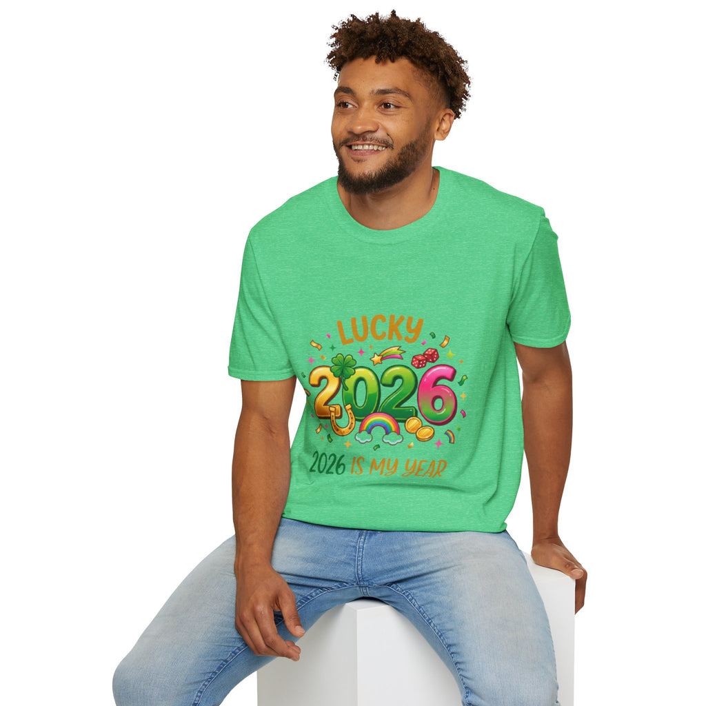 Lucky 2026 Streetwear T-Shirt - Trendy Urban Style