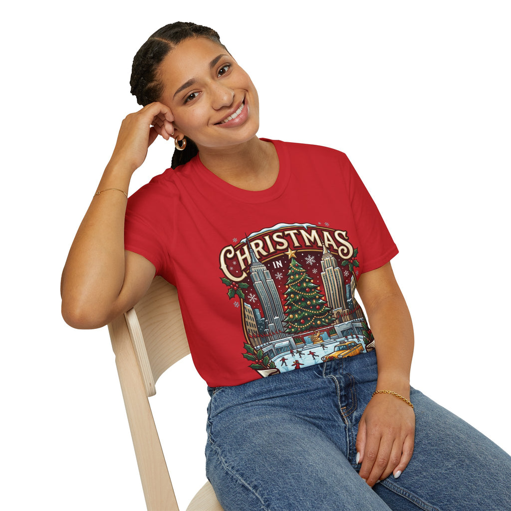 New York Christmas T-Shirt: Festive & Stylish