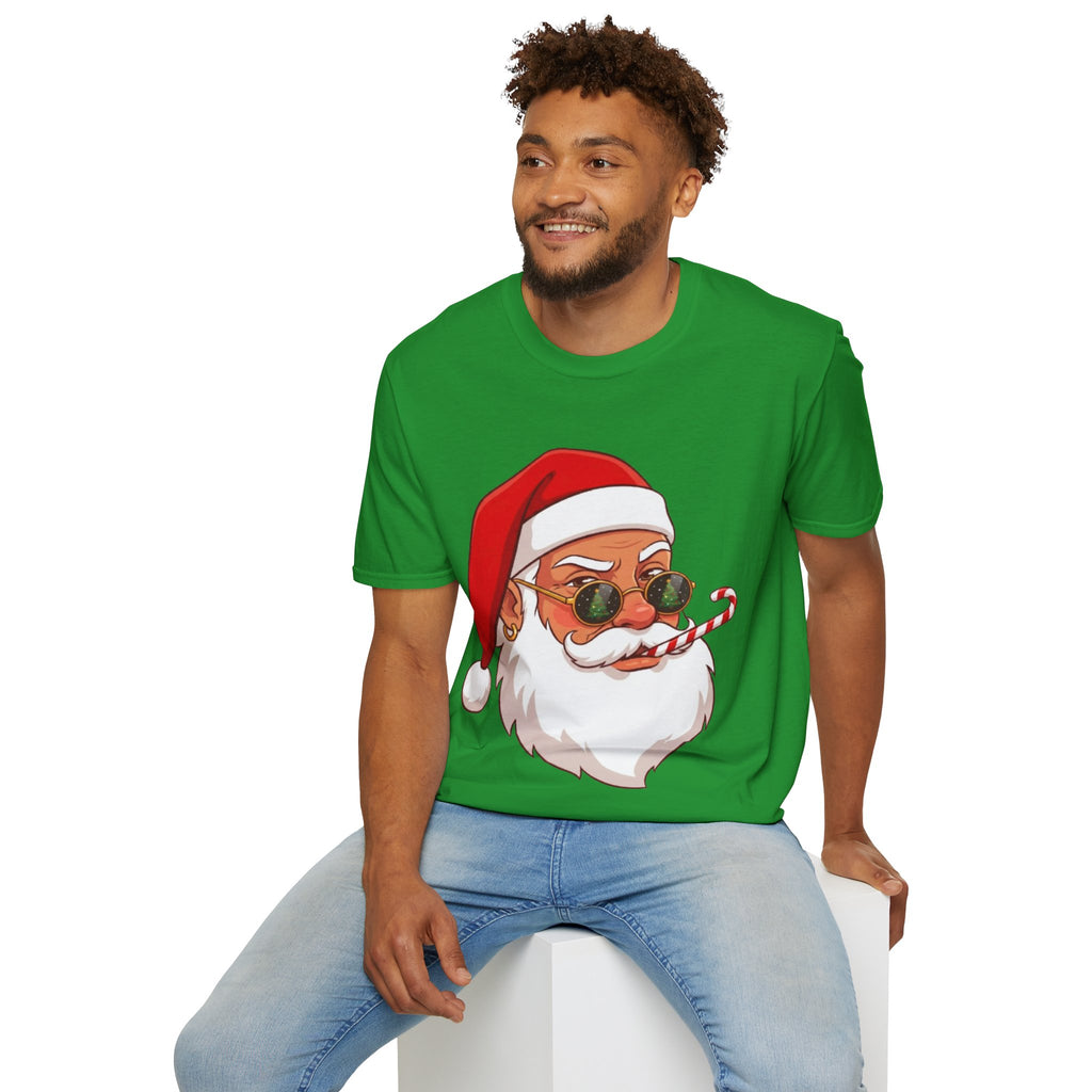 Stylish Santa Christmas Tee | Funny & Cool Holiday T-shirt