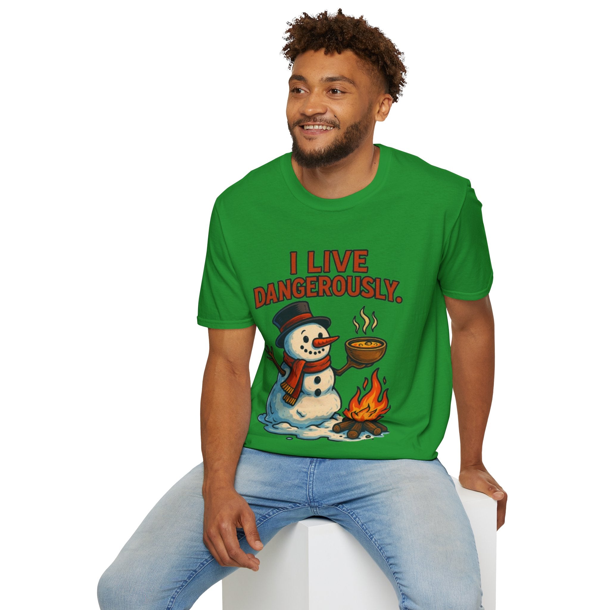 Melting Snowman Tee | Funny & Cool Christmas T-shirt