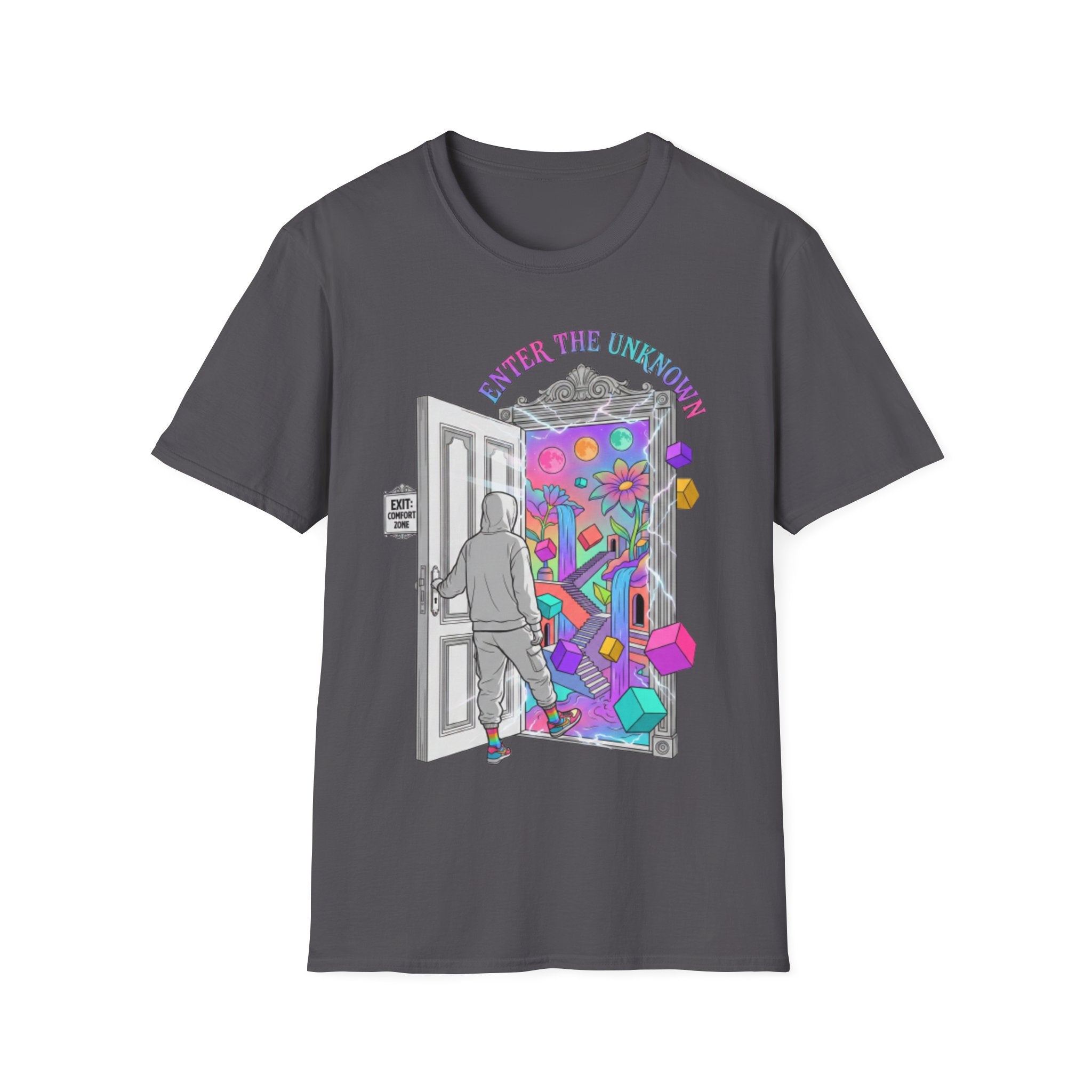 Trendy Streetwear 'Enter the Unknown' Tee