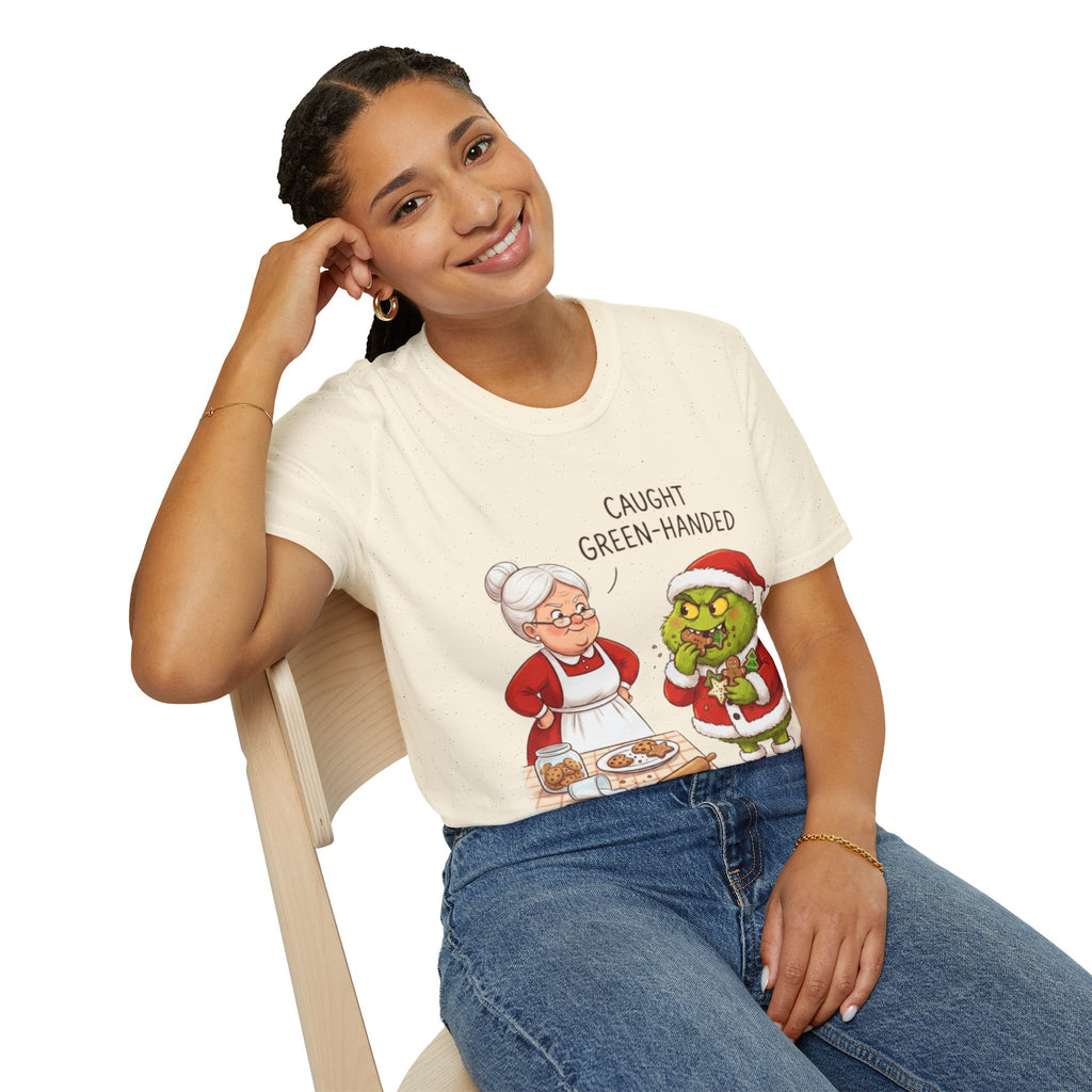 Grinch Cookie Thief T-shirt | Funny Holiday Baking Tee