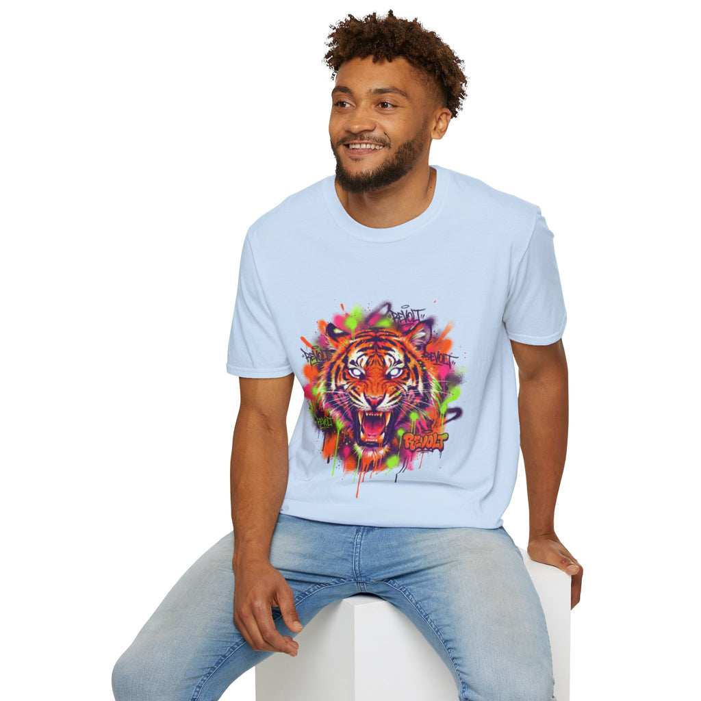 Trendy Urban Tiger Tee - Bold Streetwear Vibes
