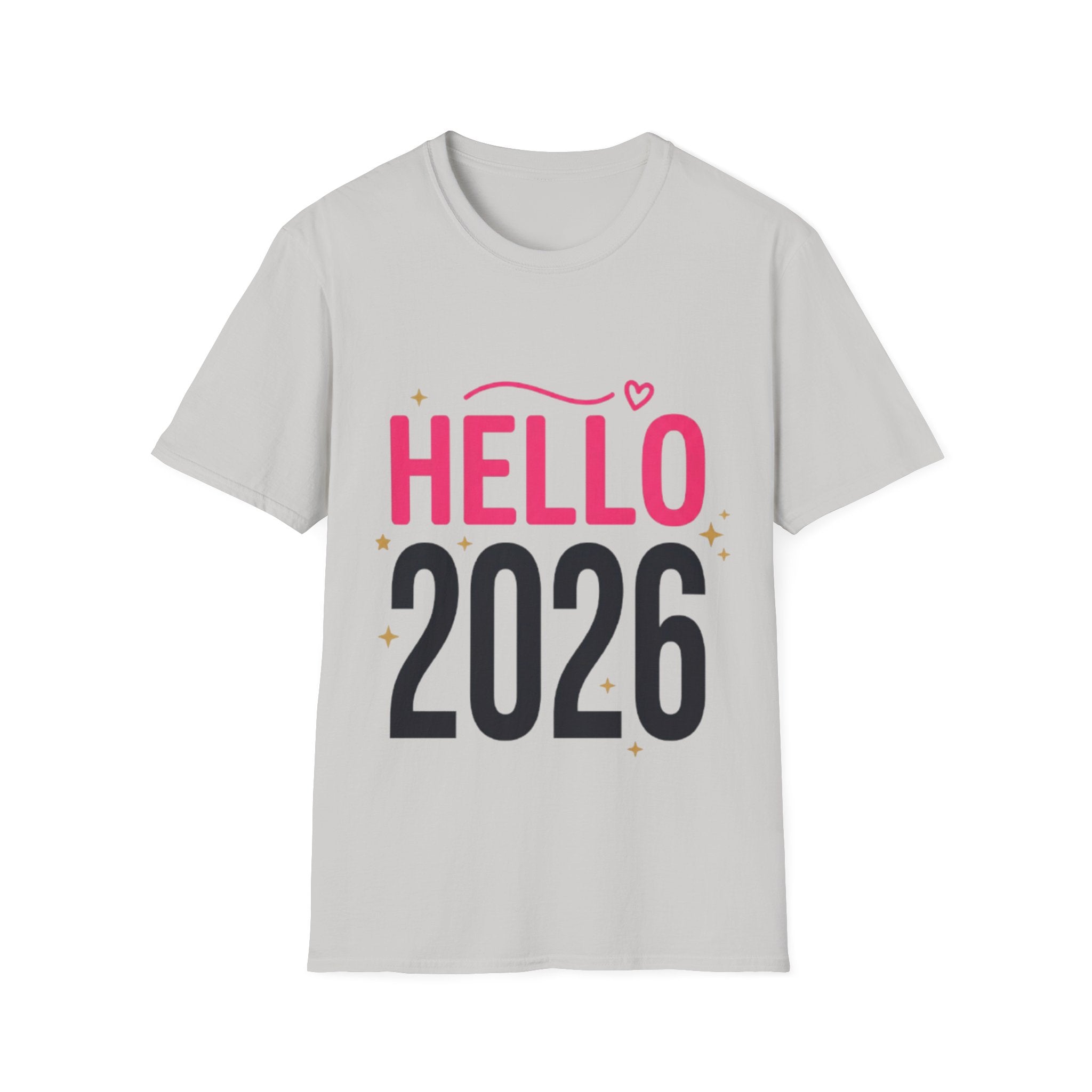 Hello 2026 Trendy Unisex Streetwear T-Shirt
